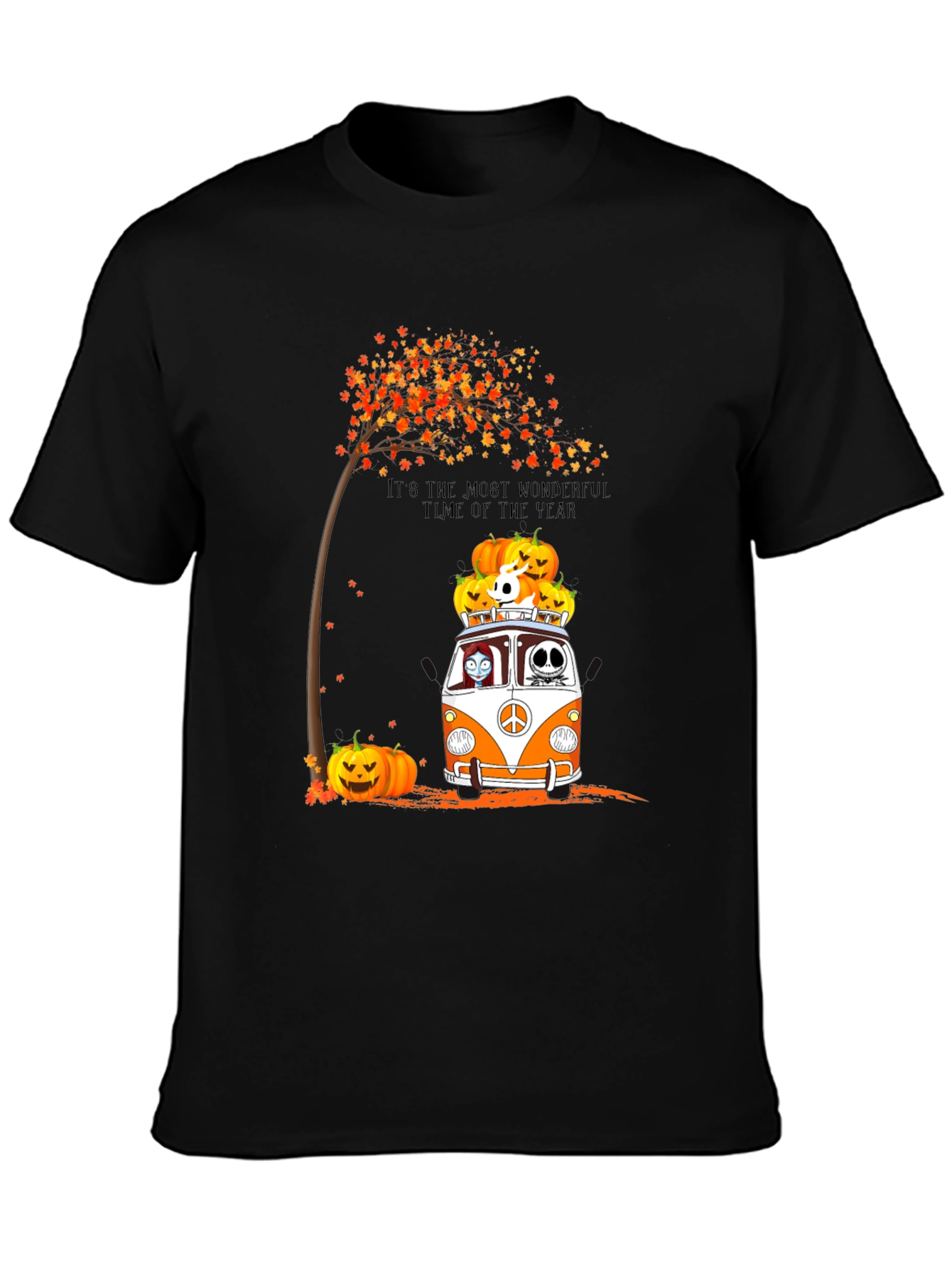 Halloween Pumpkin Van T-Shirt