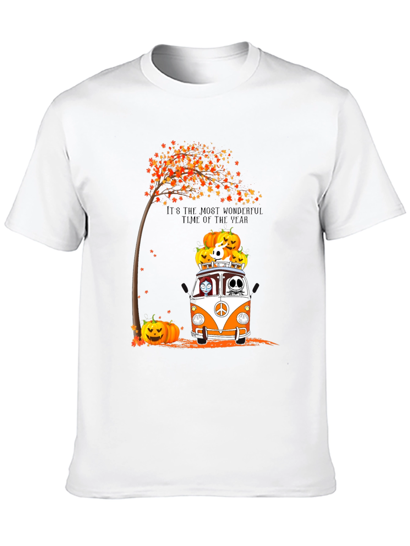 Halloween Pumpkin Van T-Shirt