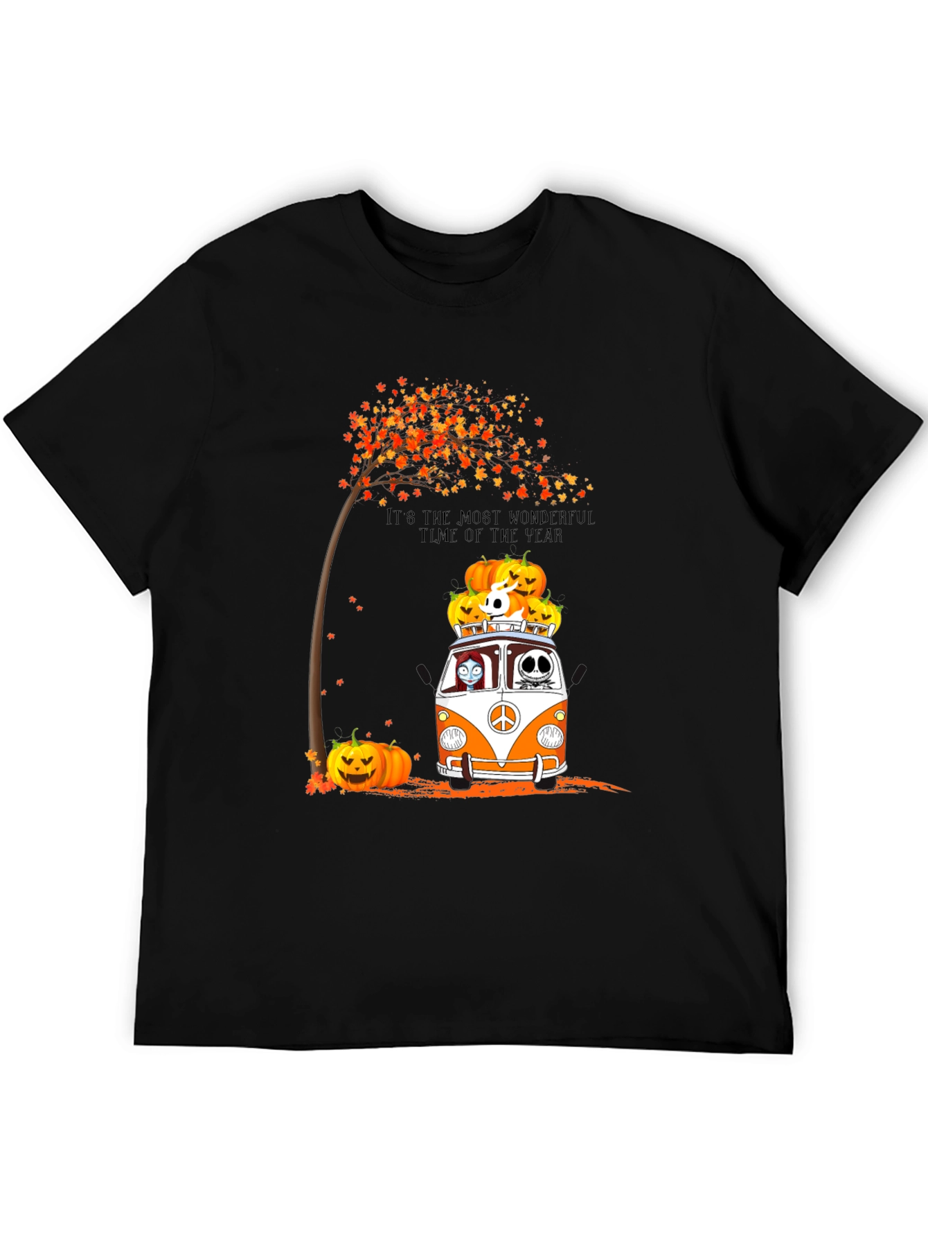 Halloween Pumpkin Van T-Shirt