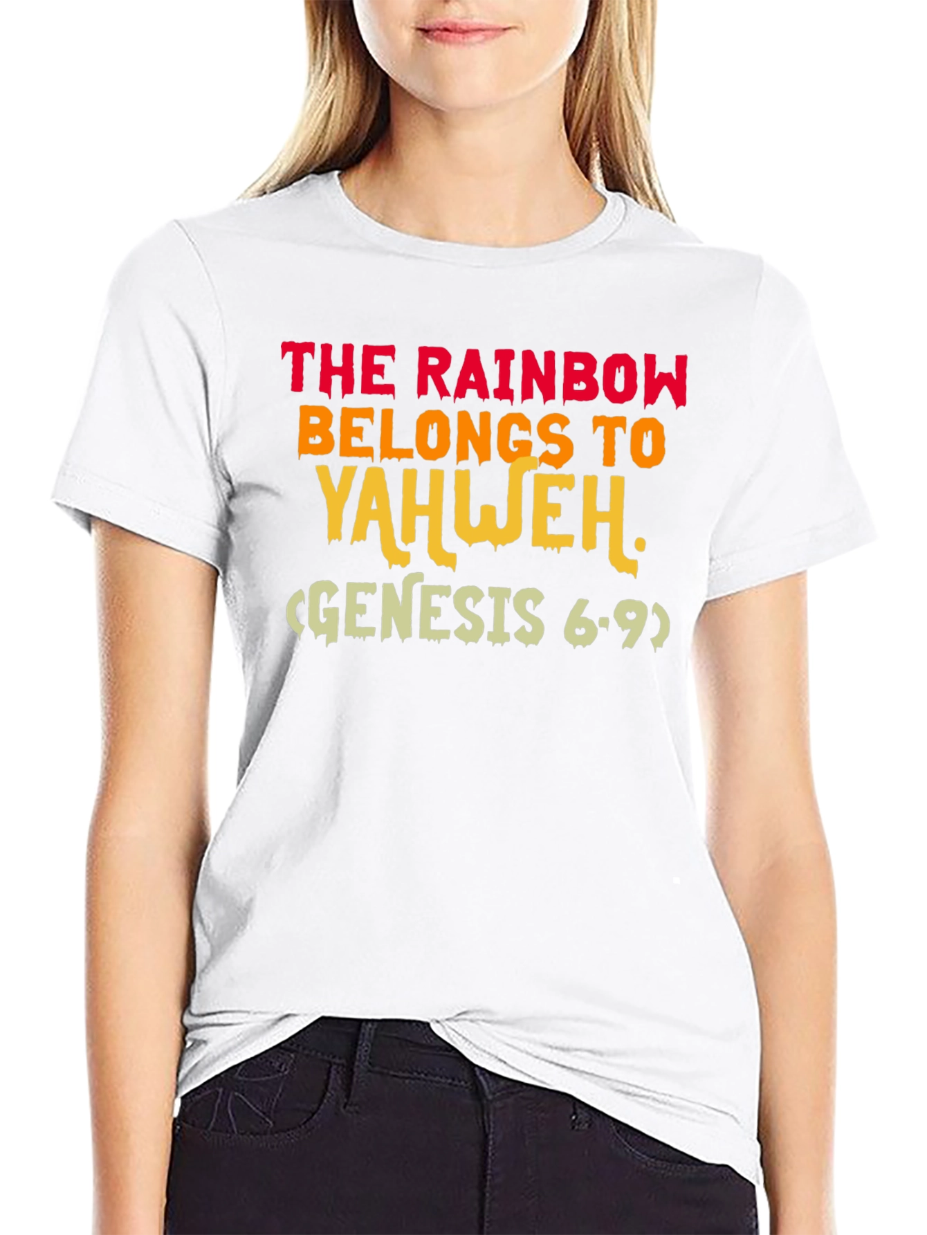 Rainbow Belongs to Yahweh T-Shirt