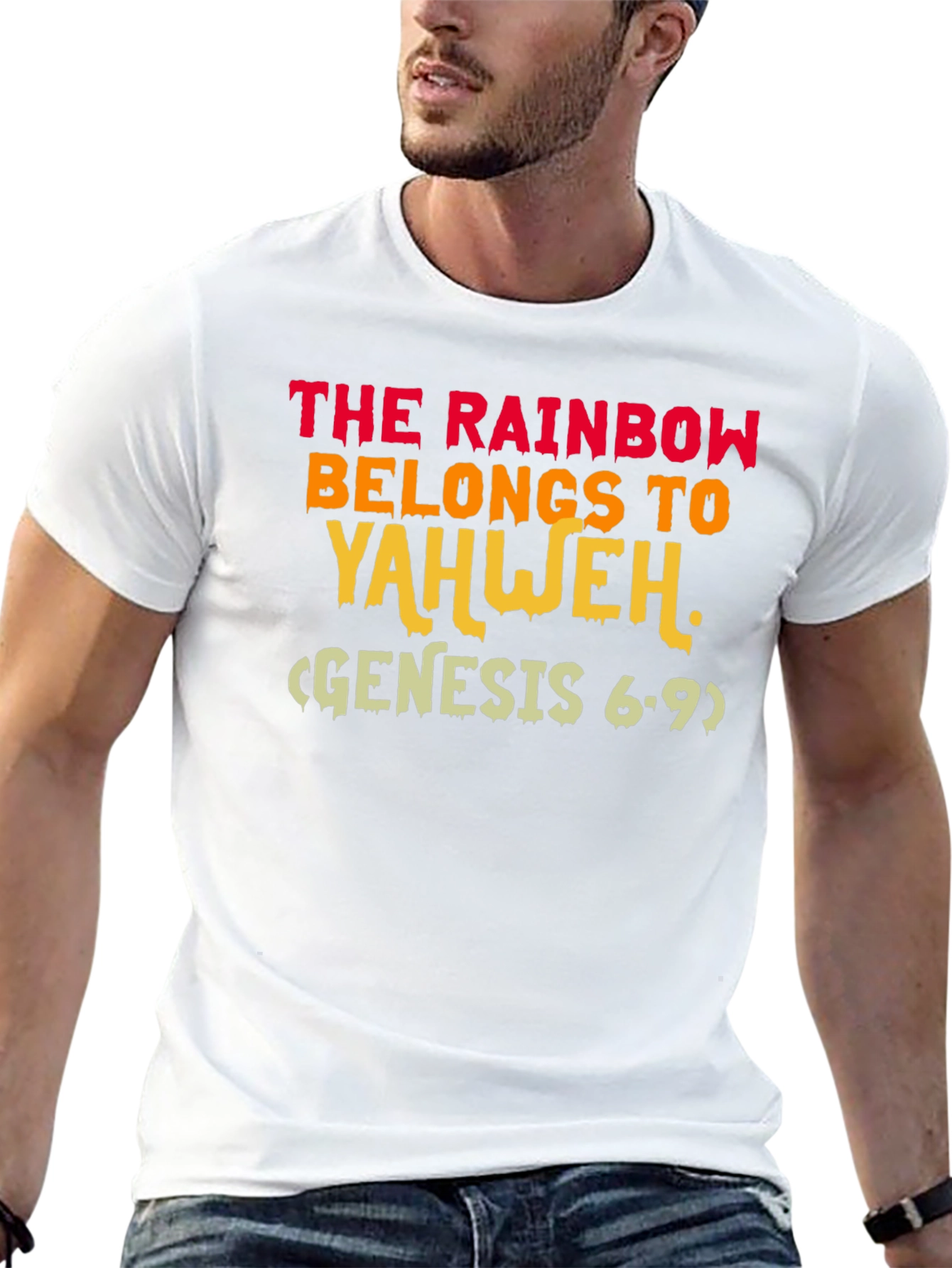 Rainbow Belongs to Yahweh T-Shirt