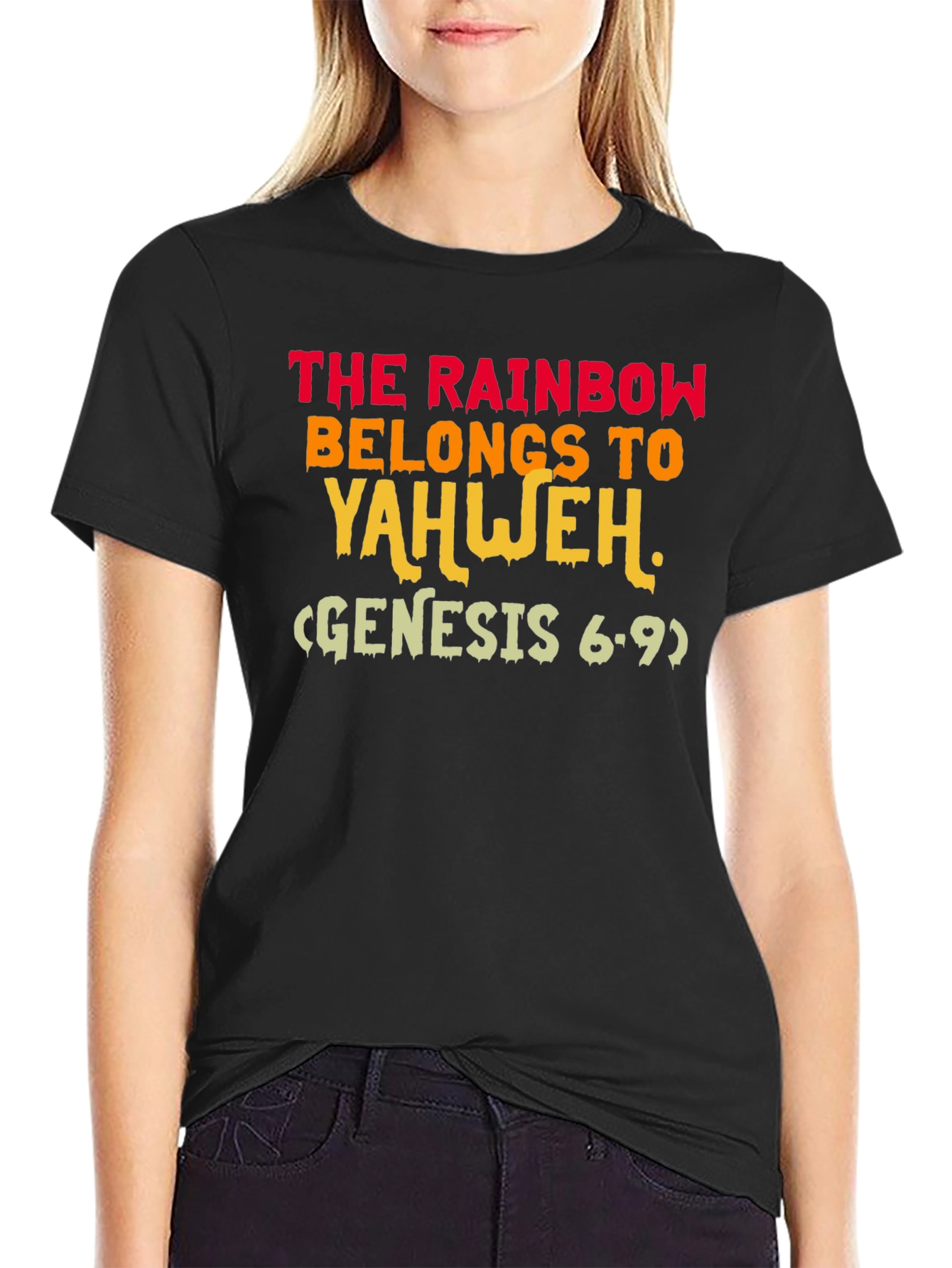 Rainbow Belongs to Yahweh T-Shirt
