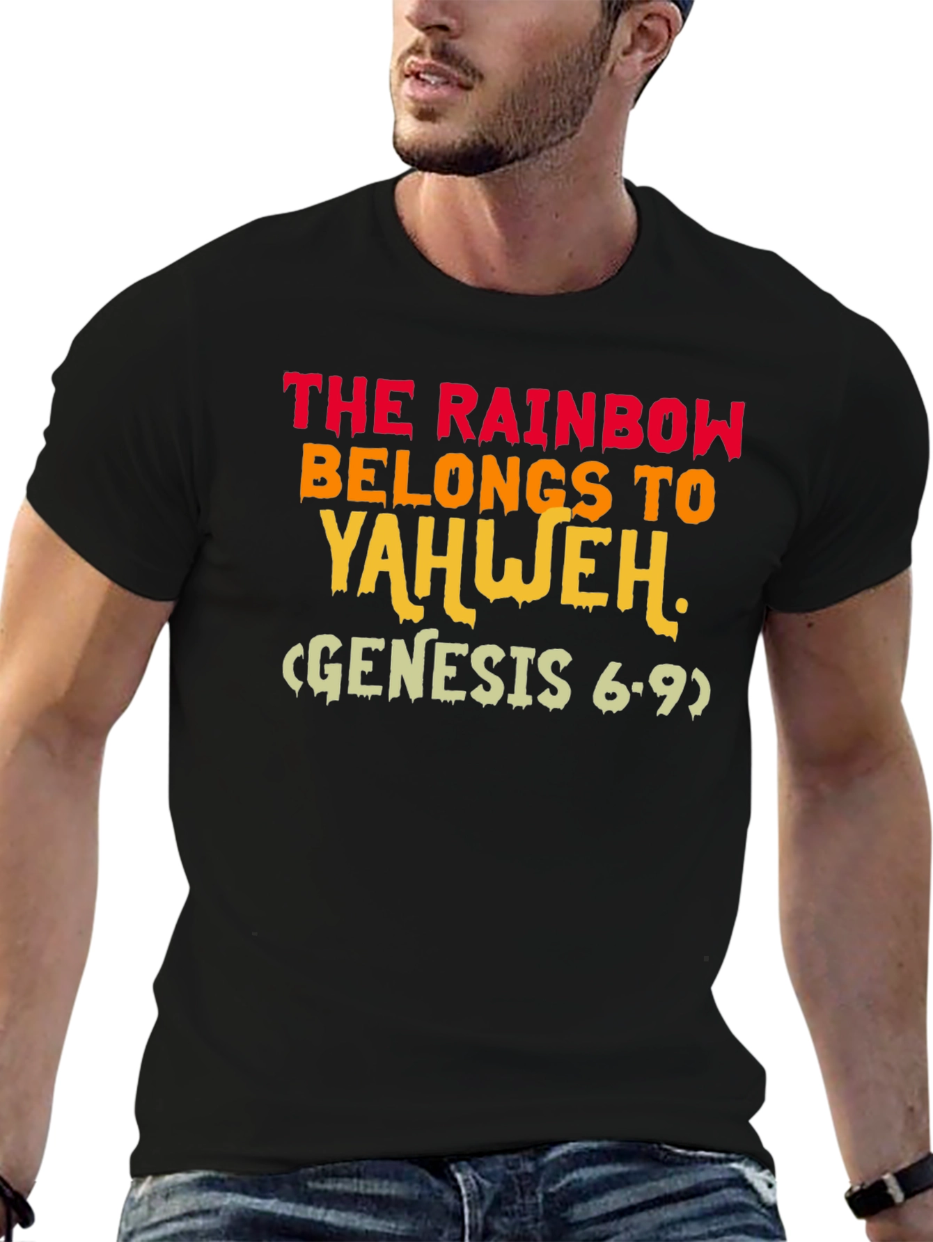 Rainbow Belongs to Yahweh T-Shirt