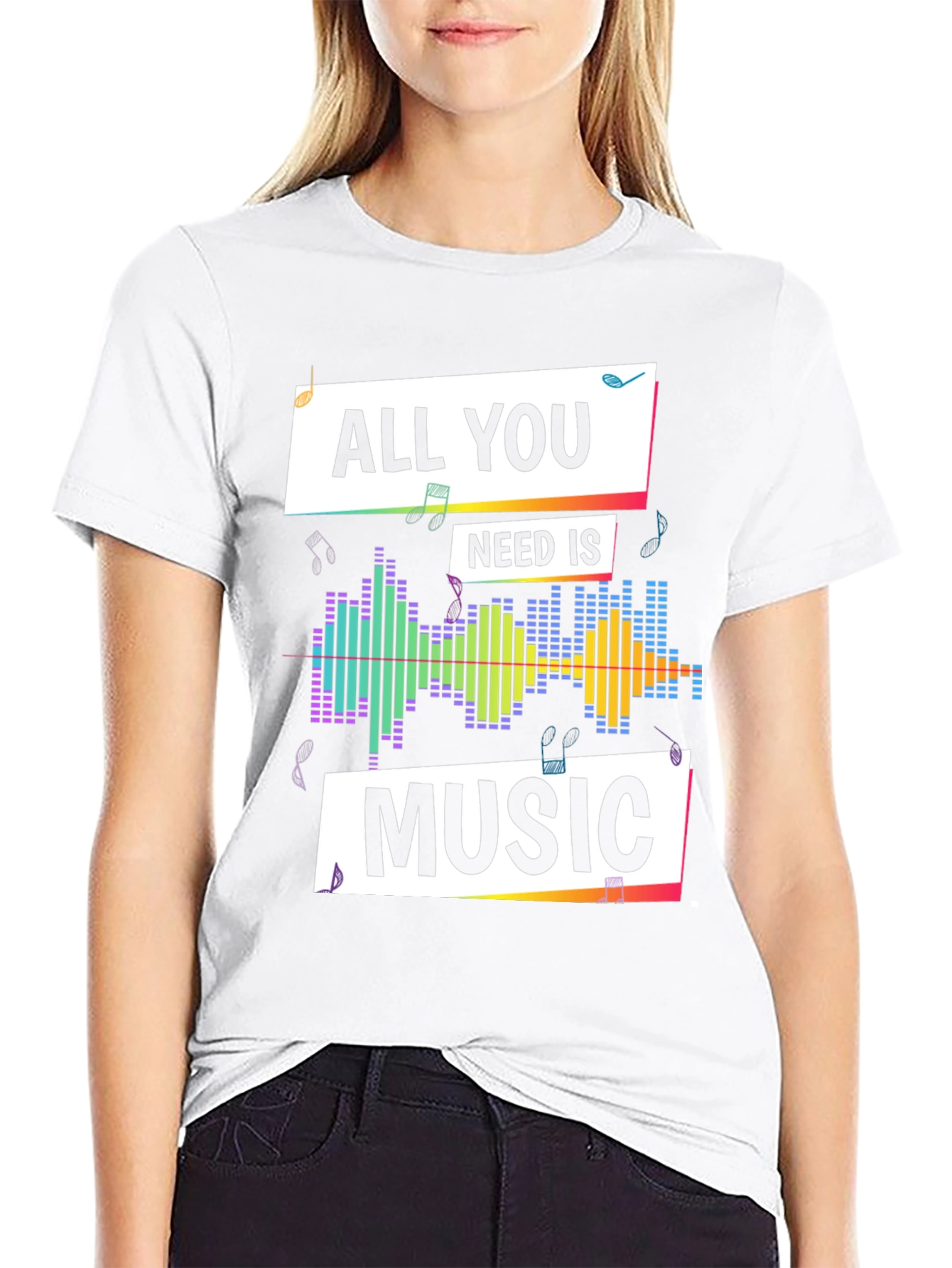 Music Lover T-Shirt - All You Need is Music