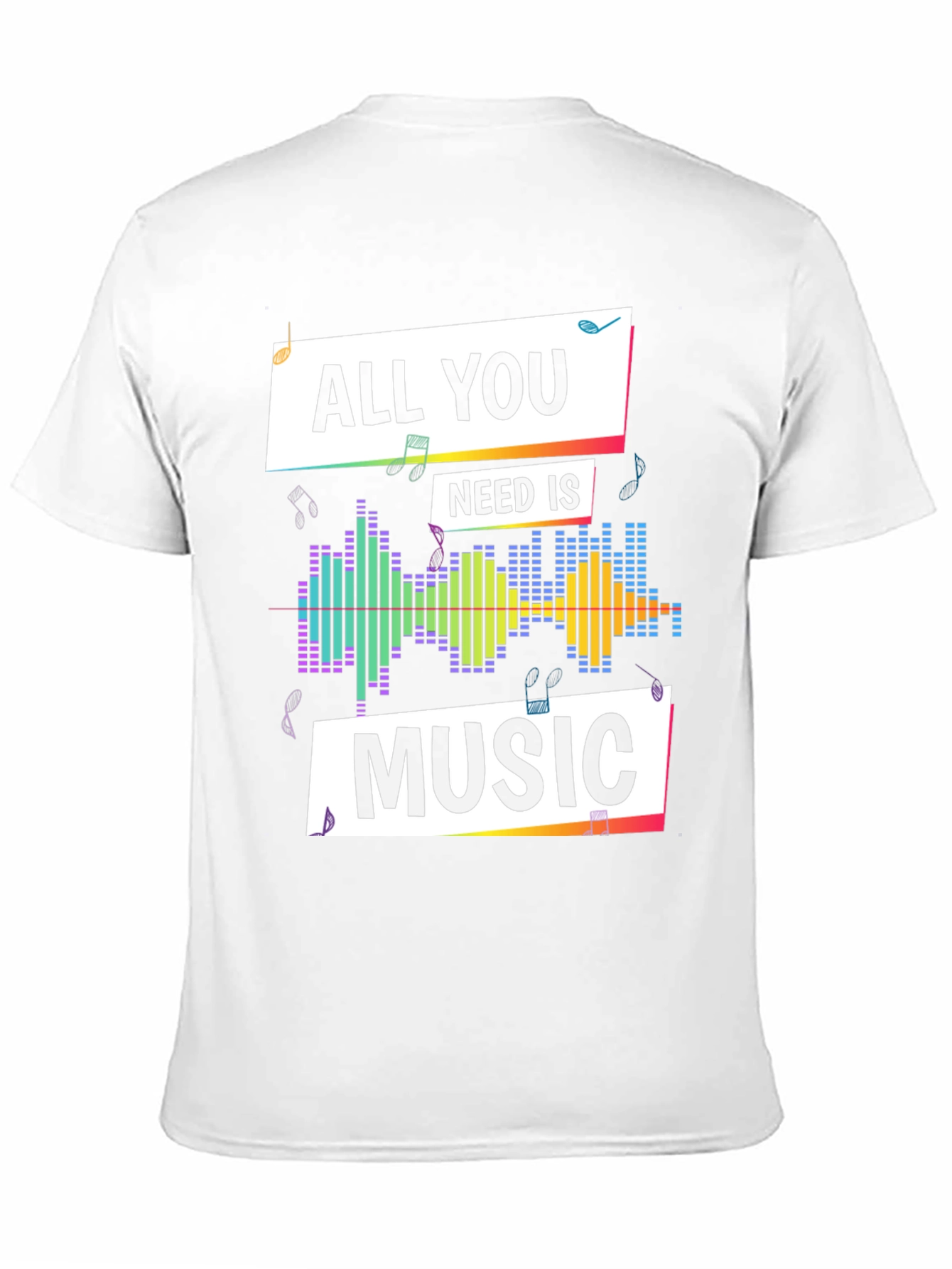 Music Lover T-Shirt - All You Need is Music