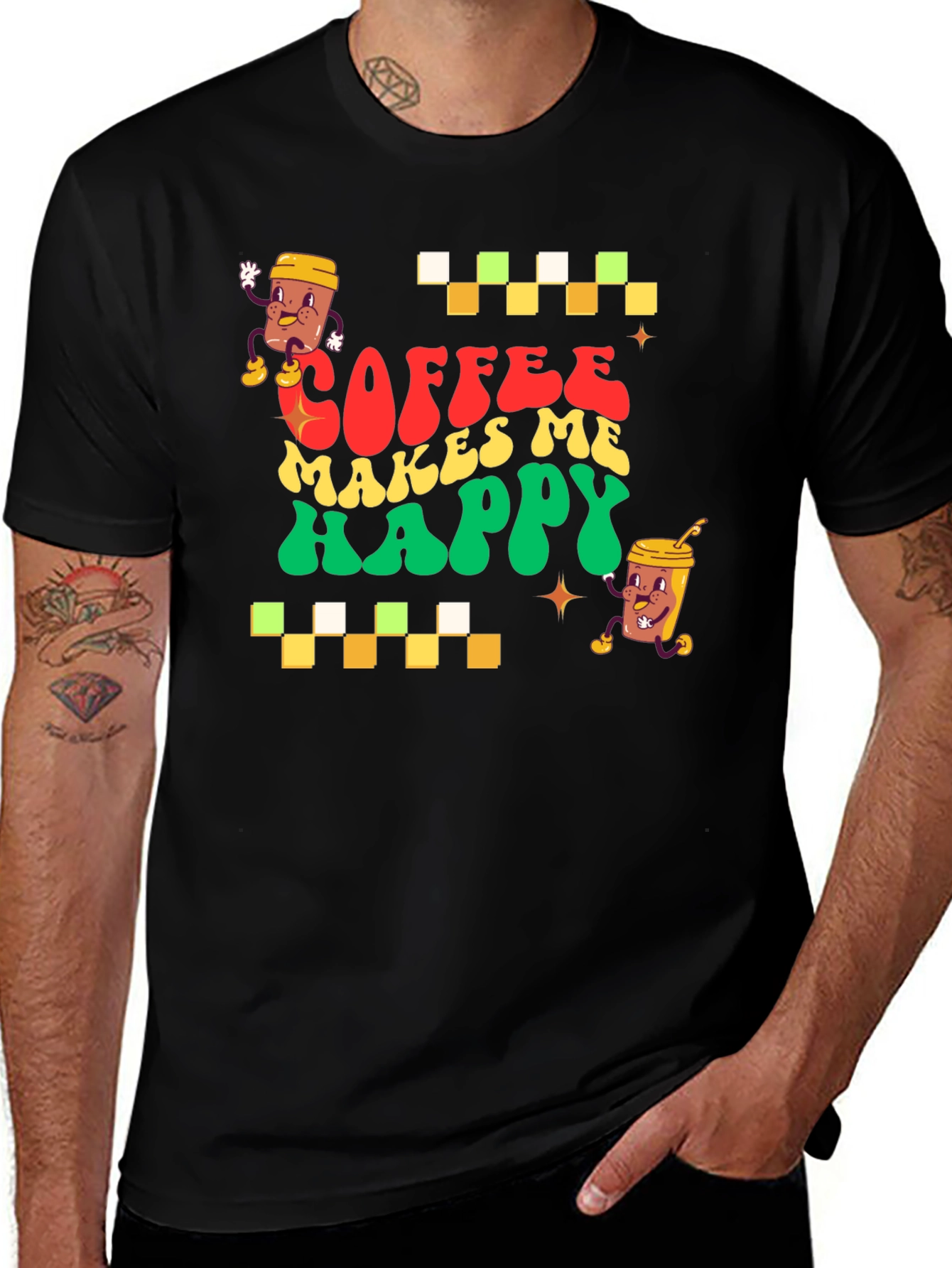 Coffee Makes Me Happy Graphic Tee