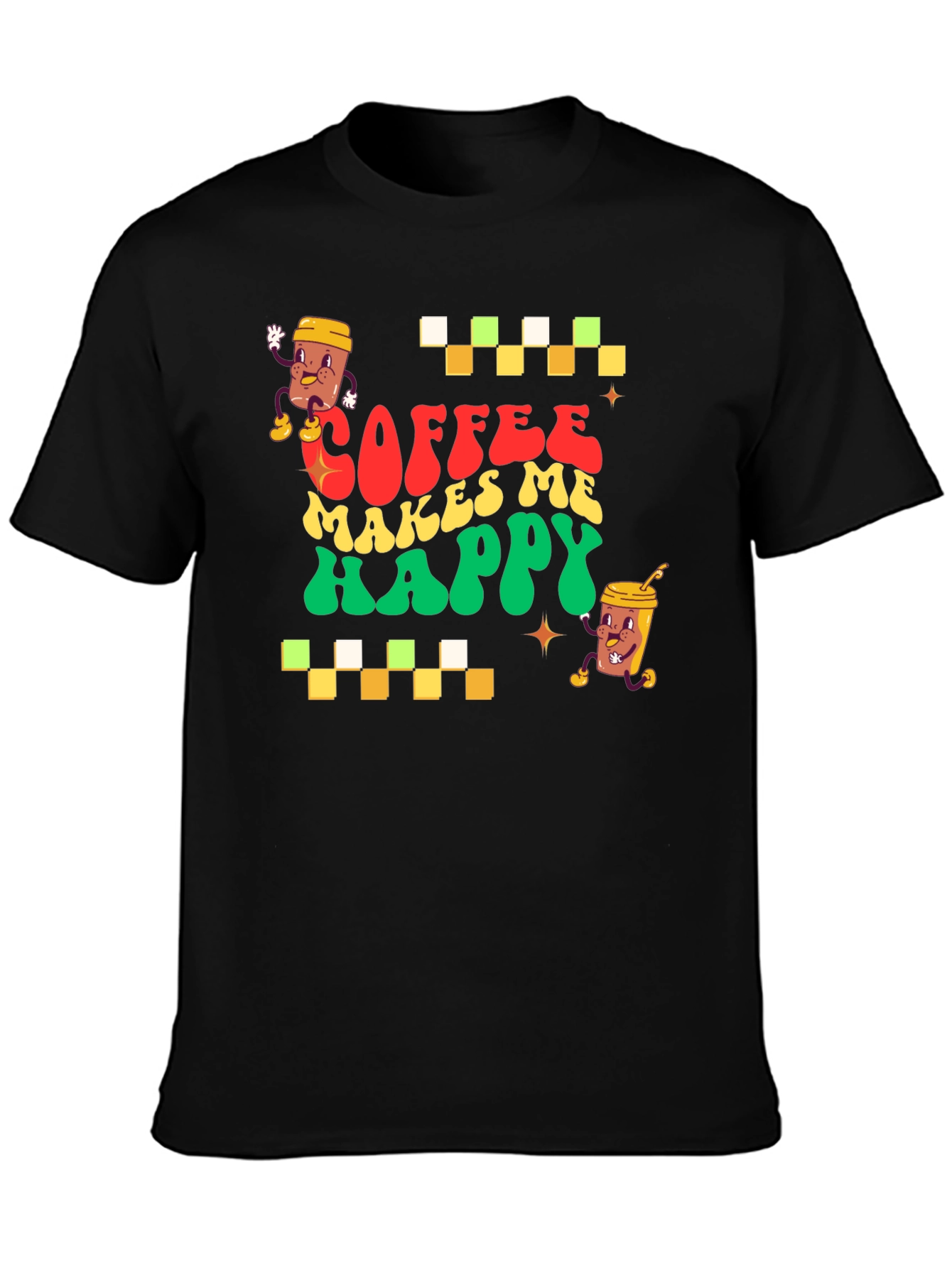 Coffee Makes Me Happy Graphic Tee