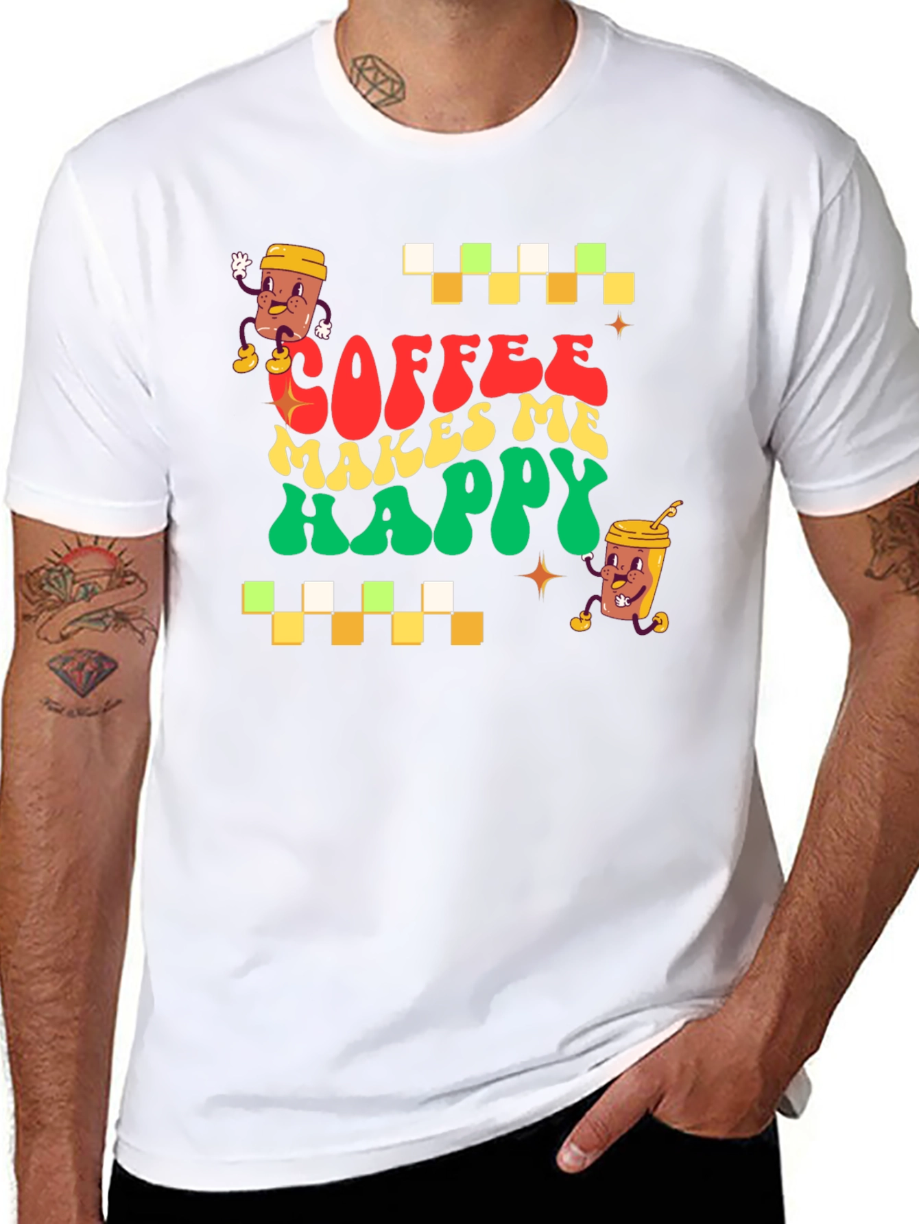 Coffee Makes Me Happy Graphic Tee