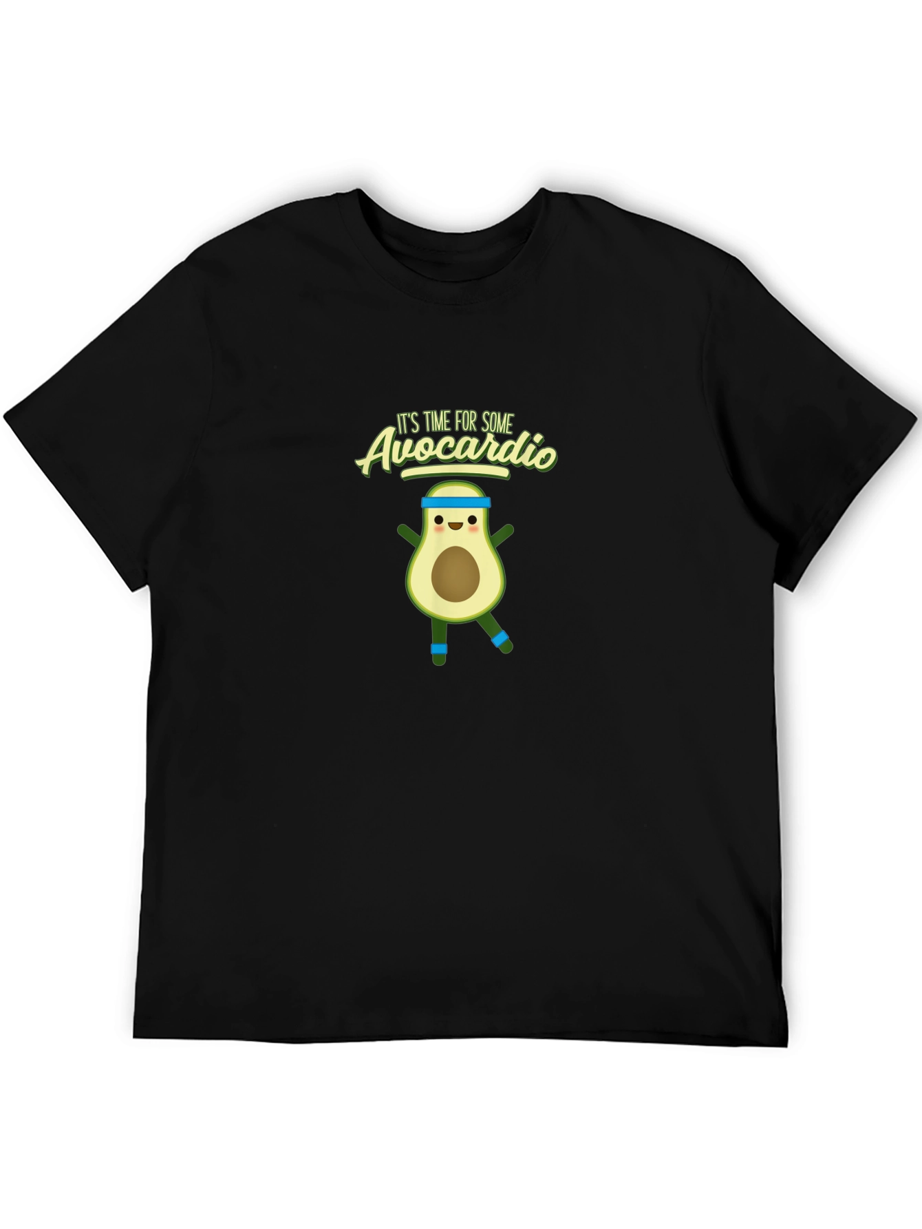Avocardio Graphic T-Shirt - Fitness Avocado Pun Tee