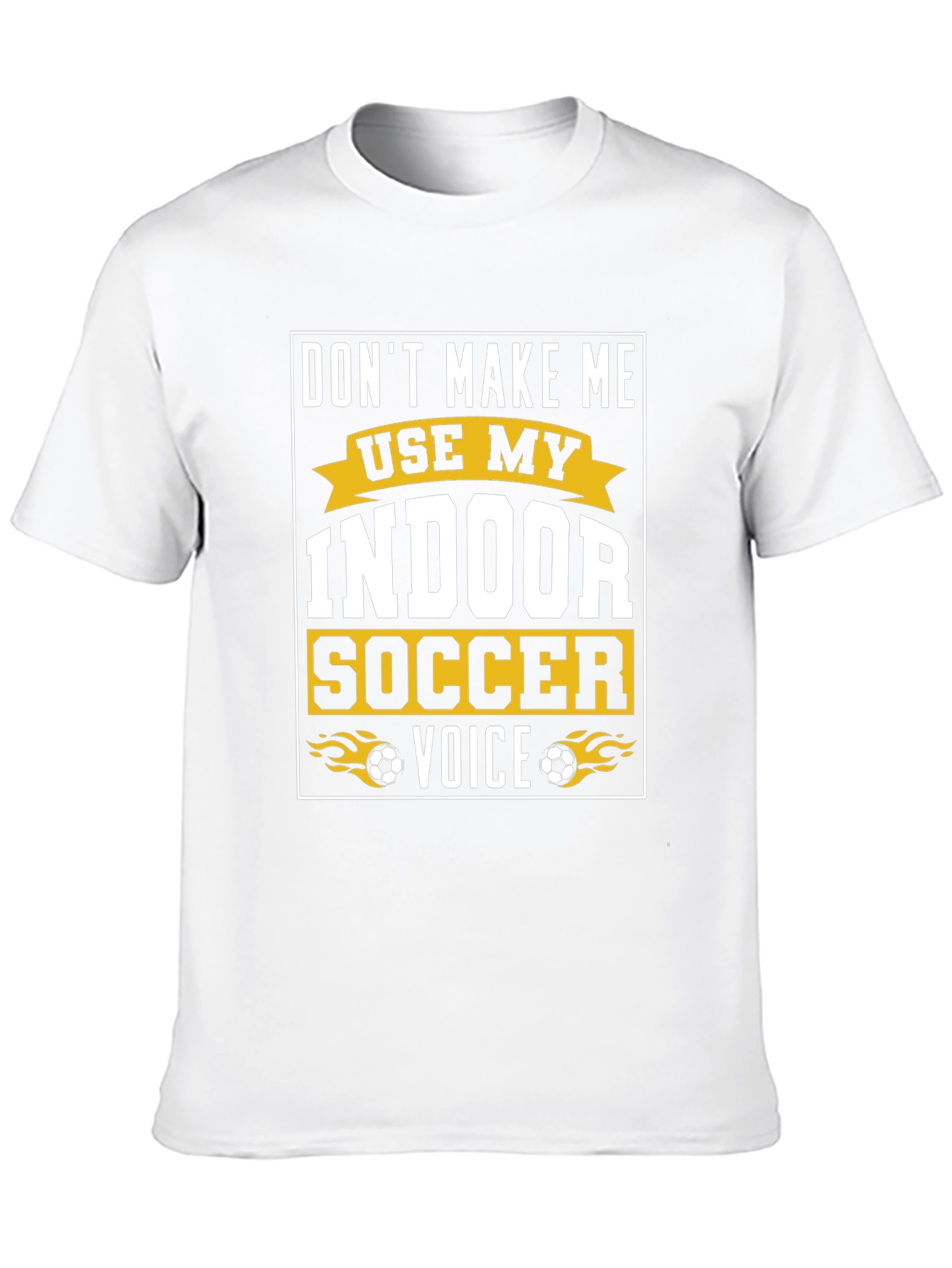 Indoor Soccer Voice Graphic T-Shirt