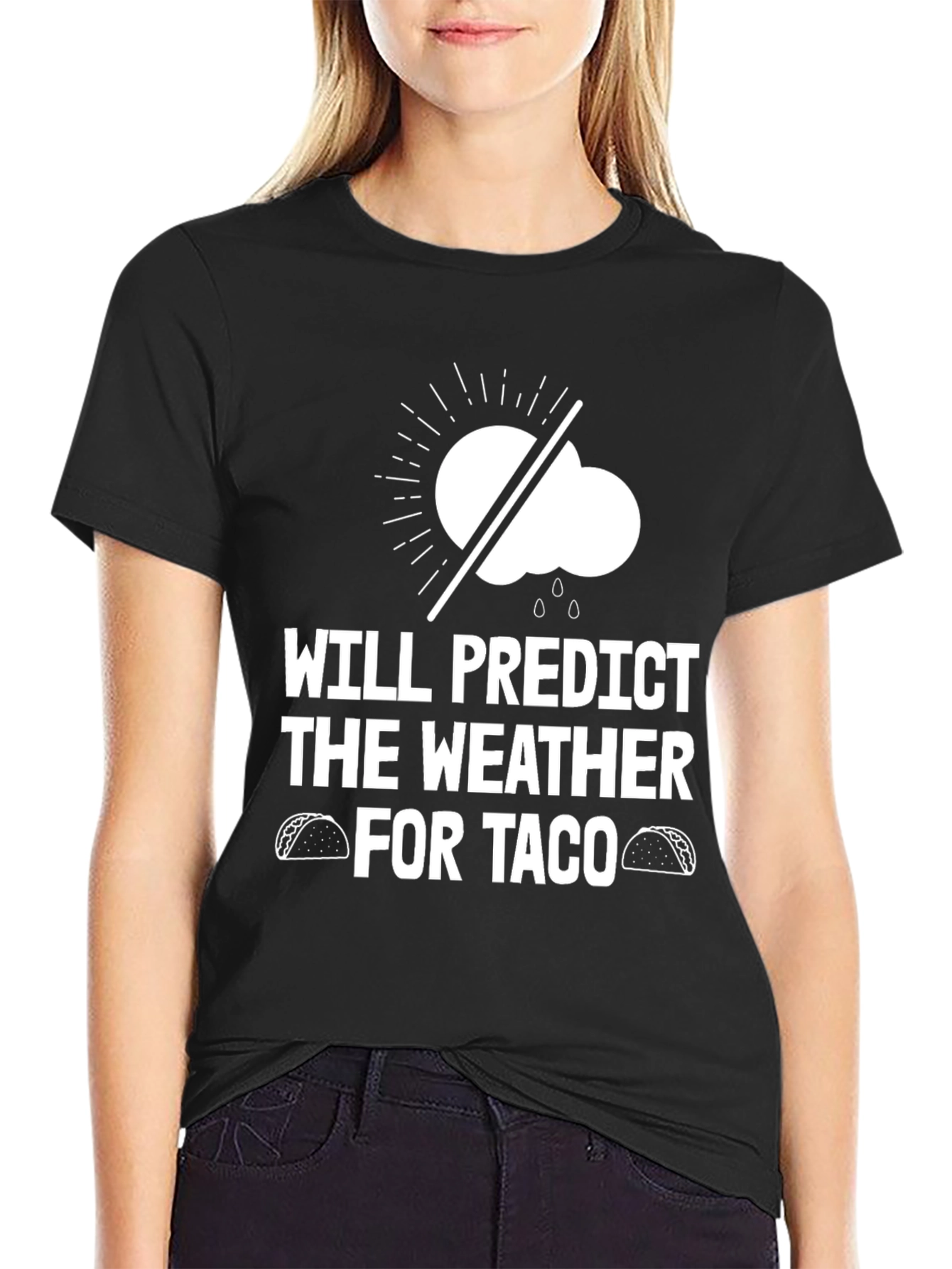 Funny Weather Forecast Taco T-Shirt