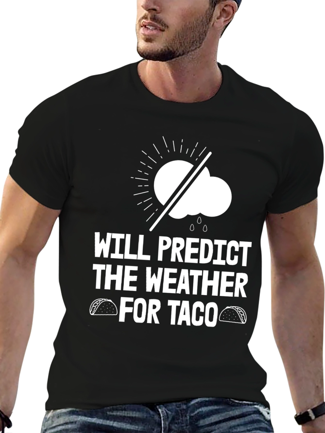 Funny Weather Forecast Taco T-Shirt