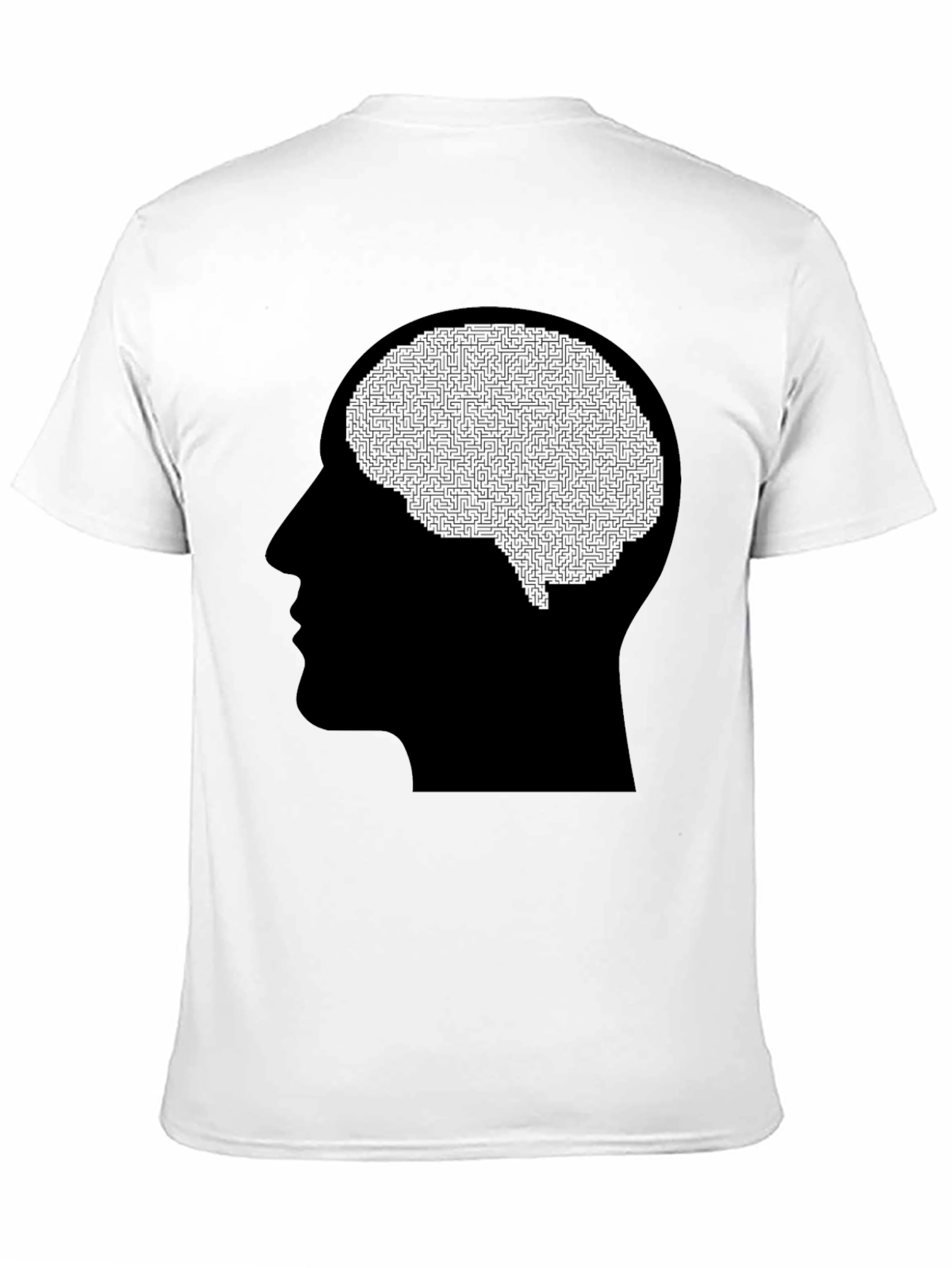 Maze Brain Graphic Tee - Black