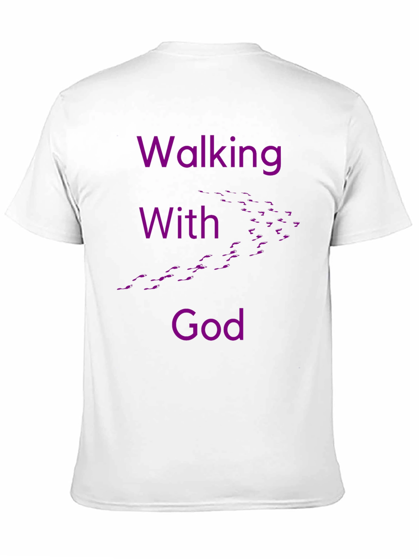 Walking With God Graphic Tee - Black