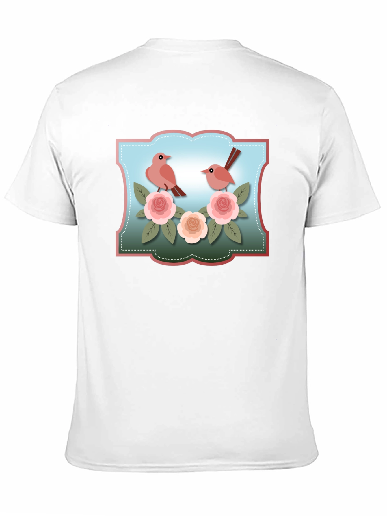 Birds & Roses Graphic T-Shirt