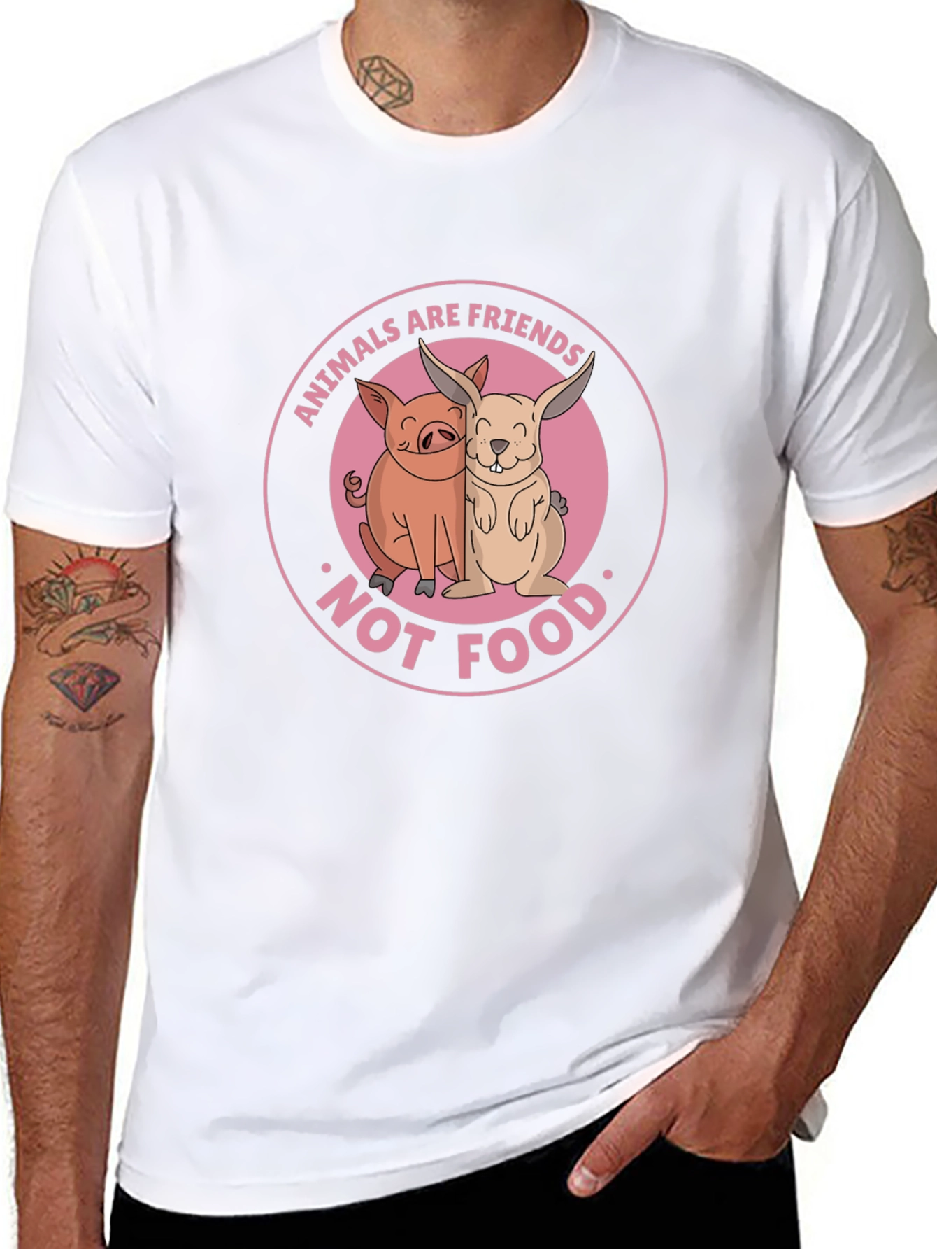 Vegan Animals Are Friends T-shirt