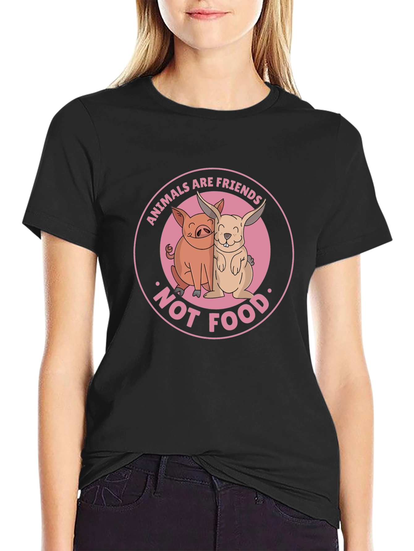 Vegan Animals Are Friends T-shirt