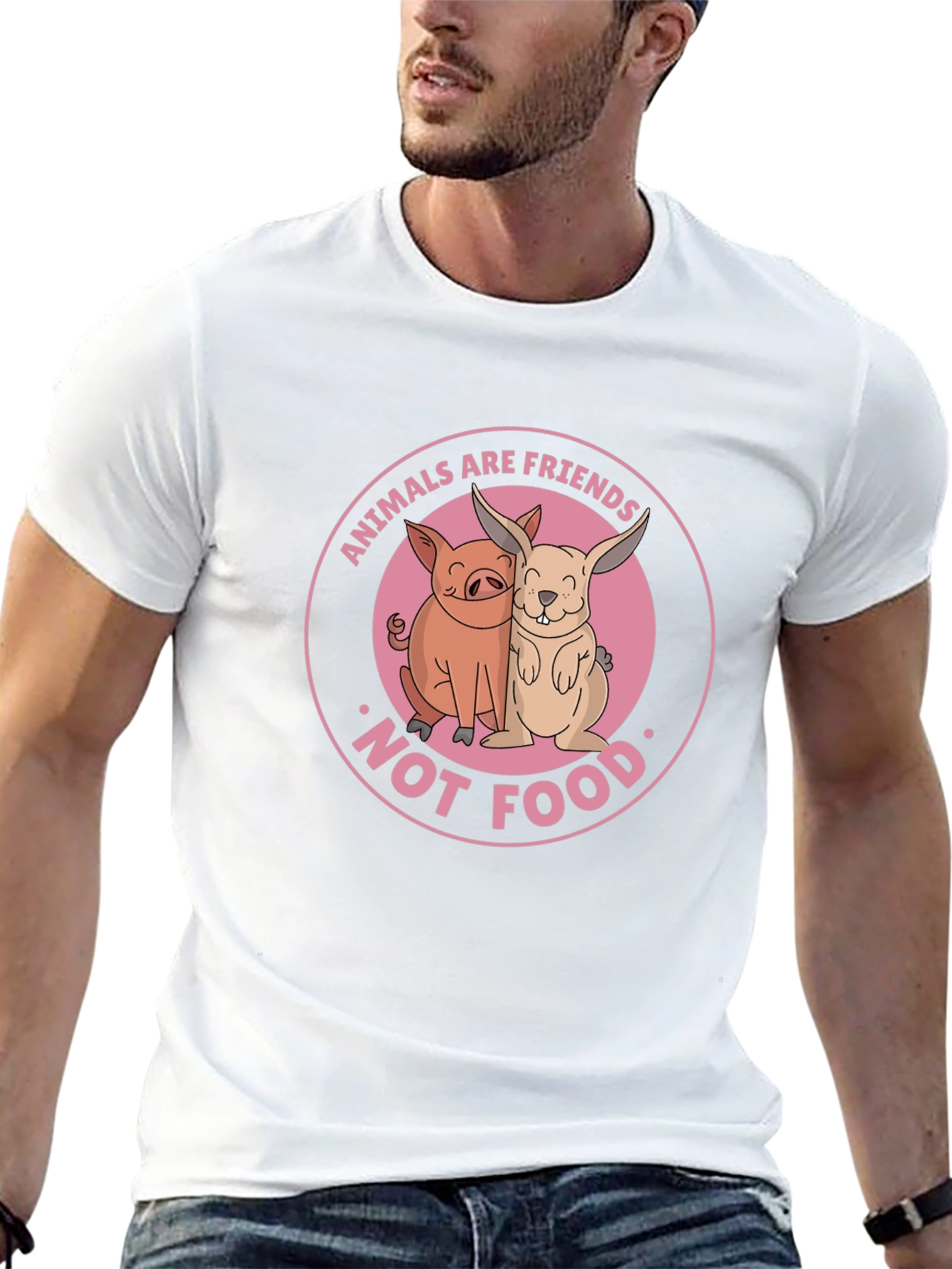Vegan Animals Are Friends T-shirt