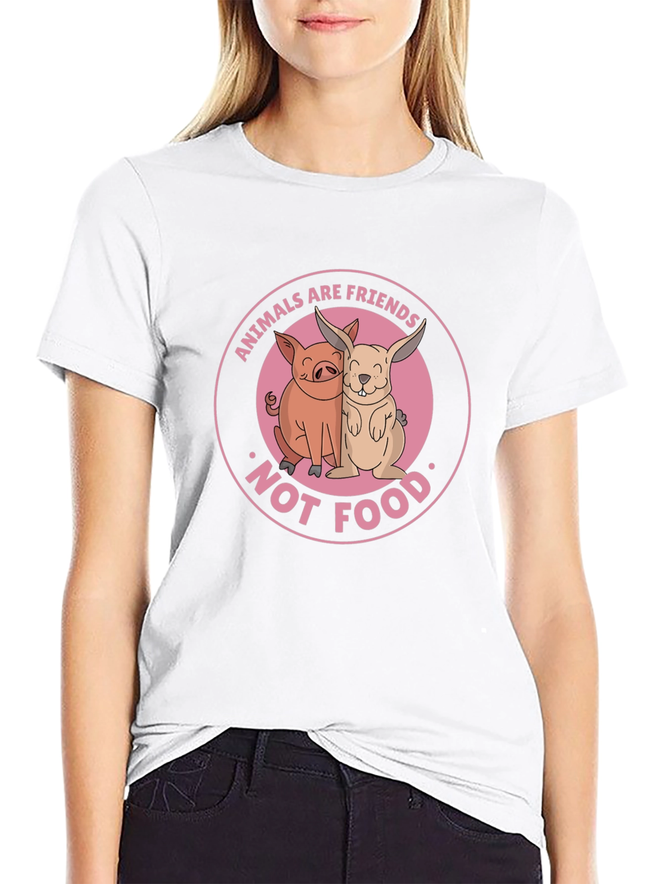 Vegan Animals Are Friends T-shirt