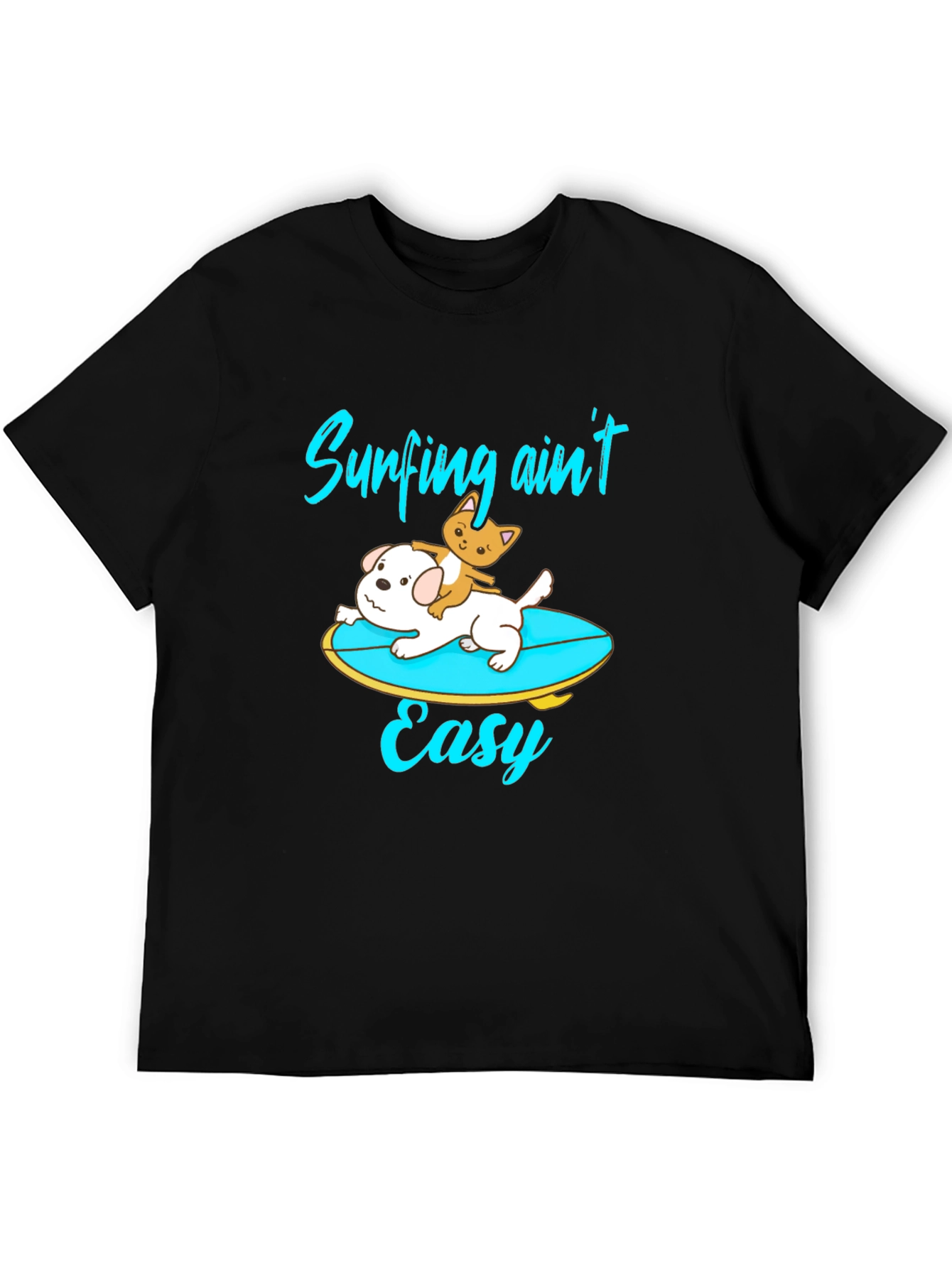 Surfing Aint Easy Graphic T-Shirt