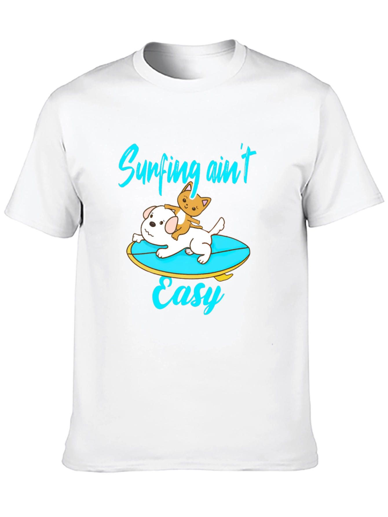 Surfing Aint Easy Graphic T-Shirt