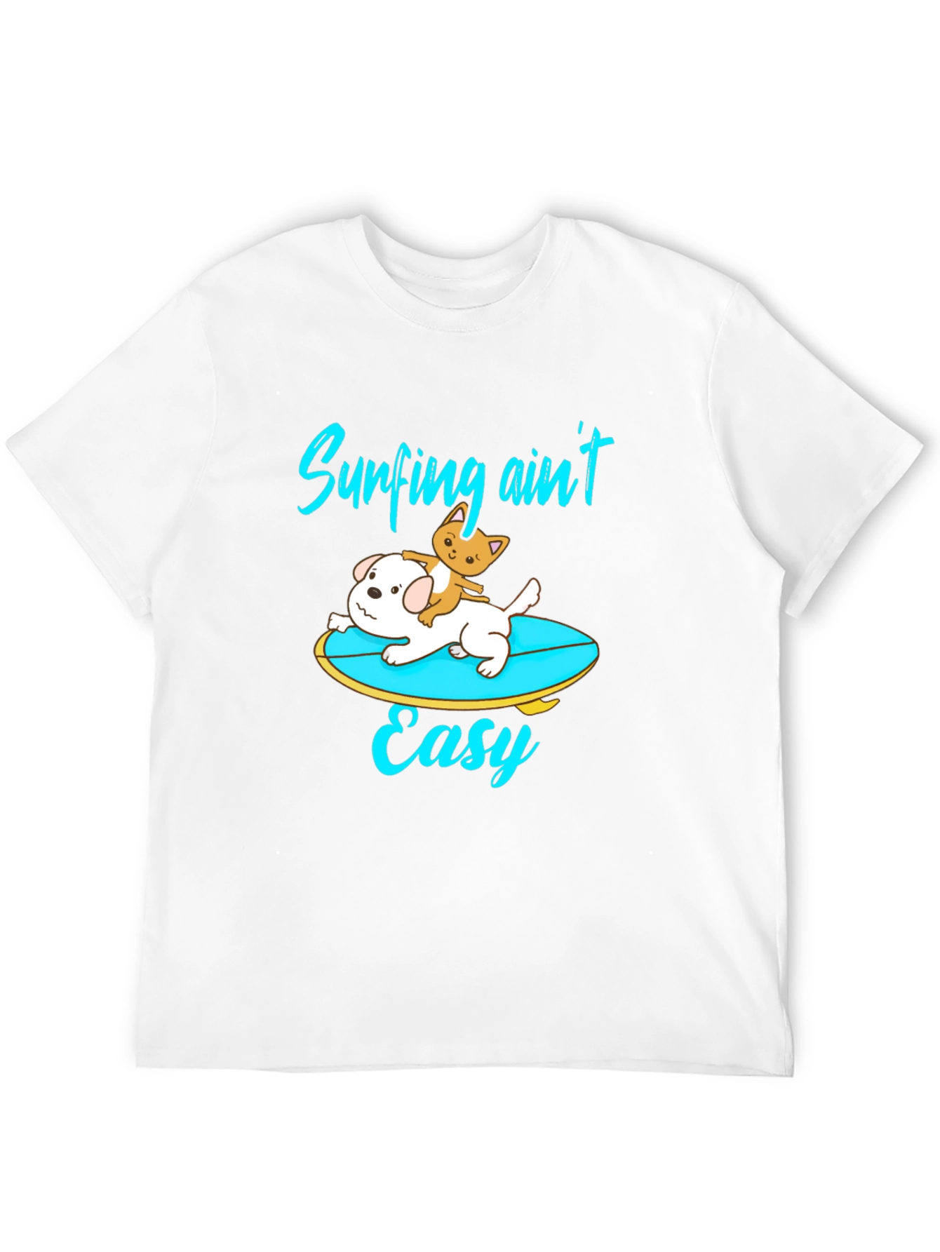 Surfing Aint Easy Graphic T-Shirt