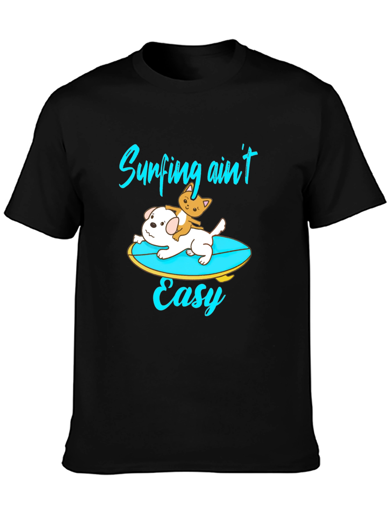 Surfing Aint Easy Graphic T-Shirt