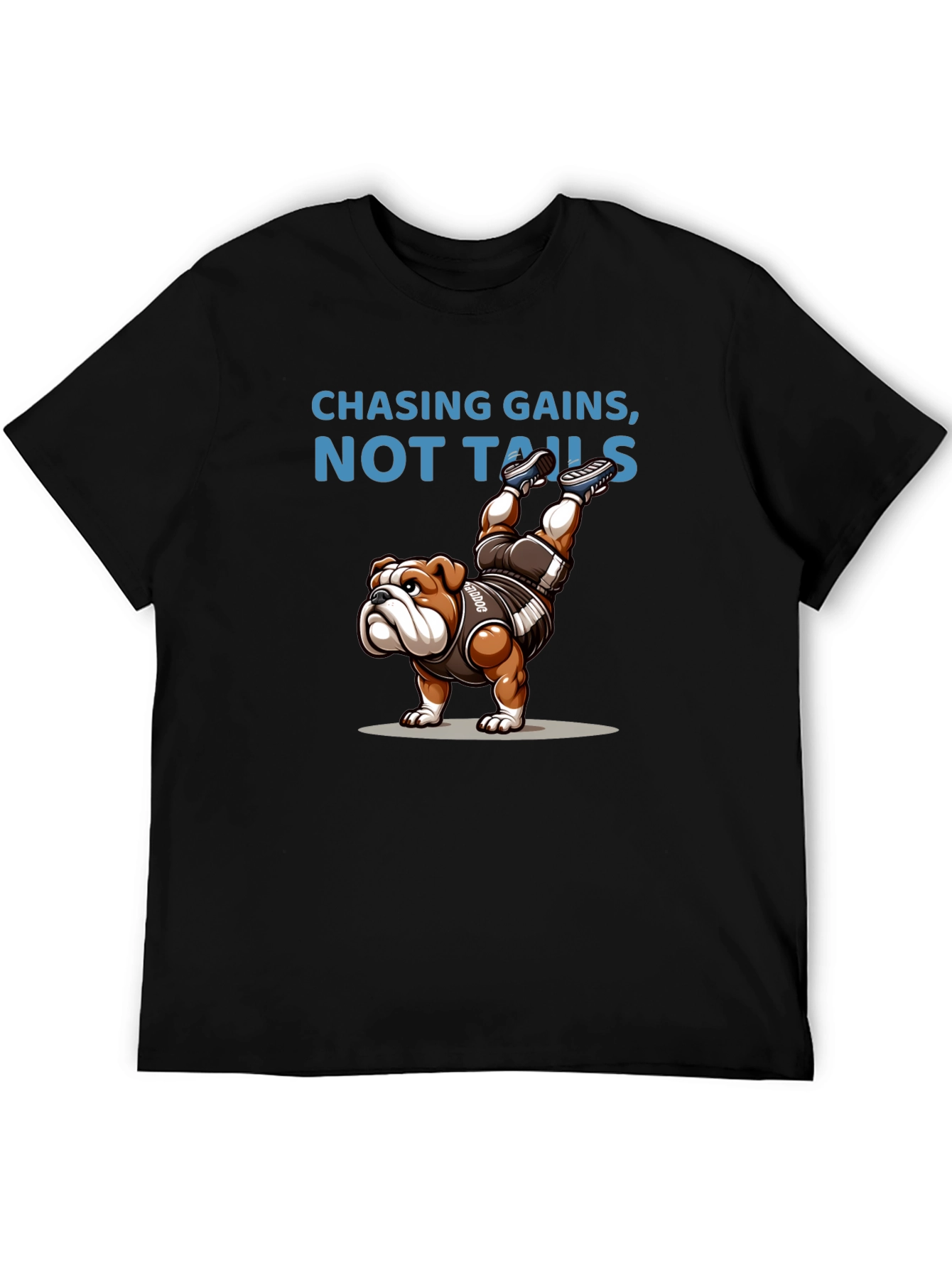 Chasing Gains Bulldog Graphic Tee