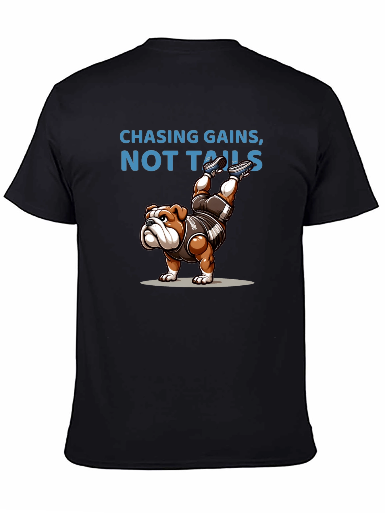 Chasing Gains Bulldog Graphic Tee
