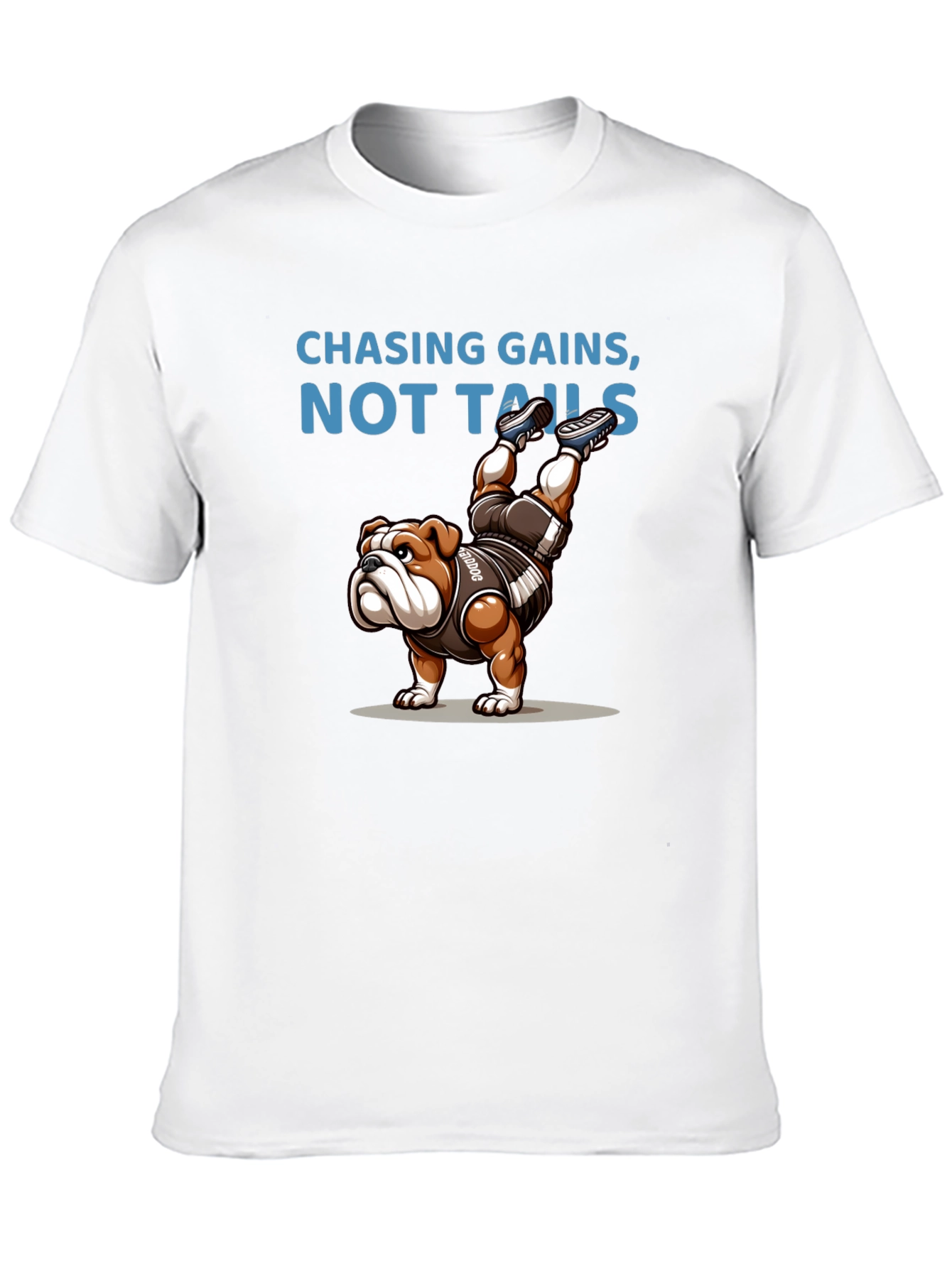 Chasing Gains Bulldog Graphic Tee