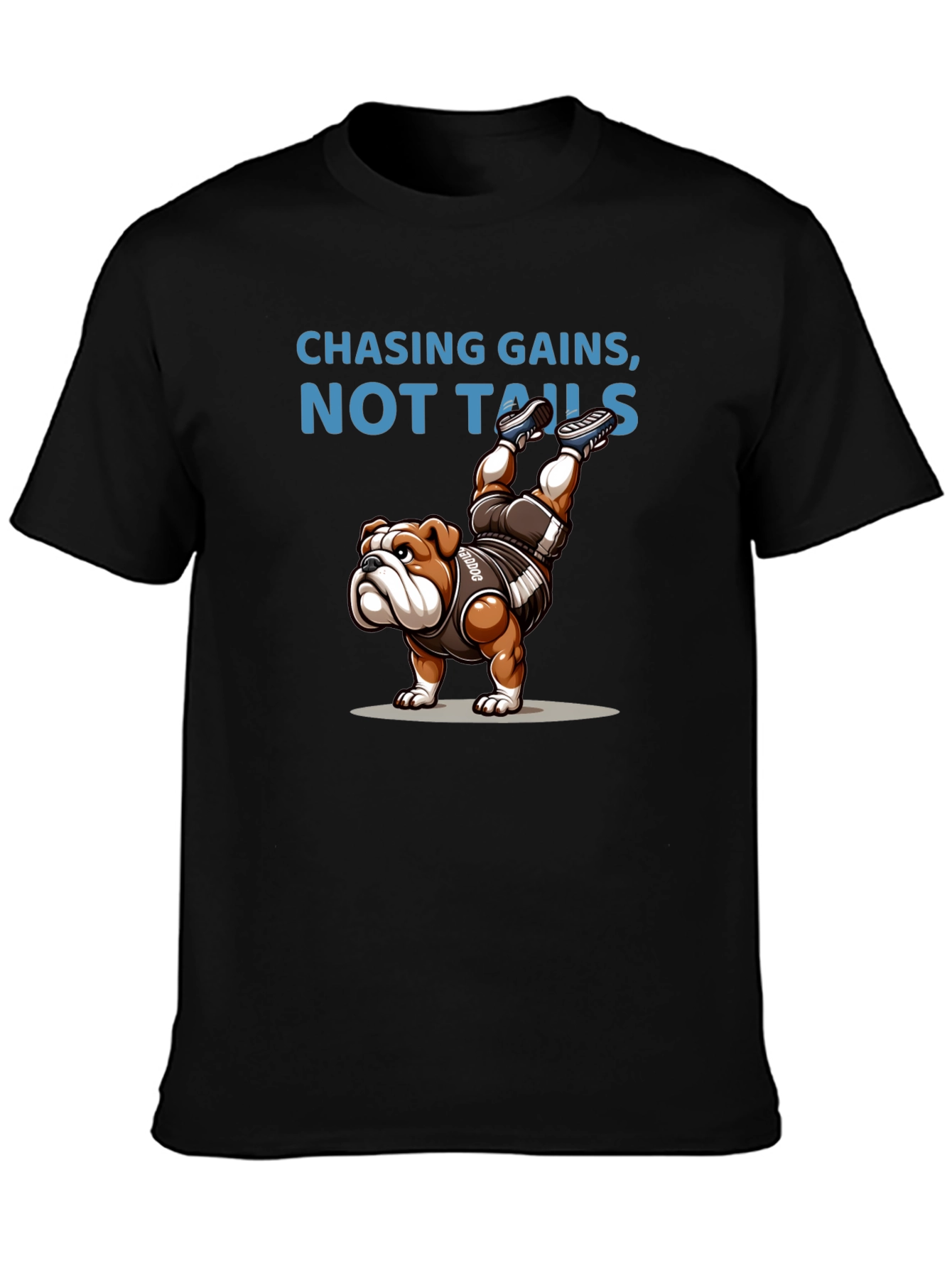 Chasing Gains Bulldog Graphic Tee