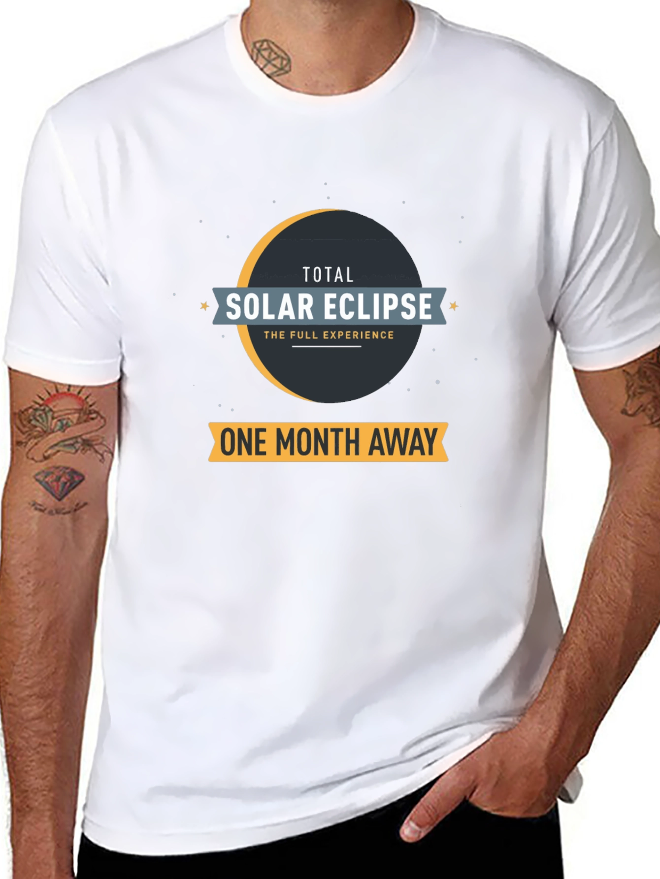 Total Solar Eclipse T-Shirt - One Month Away