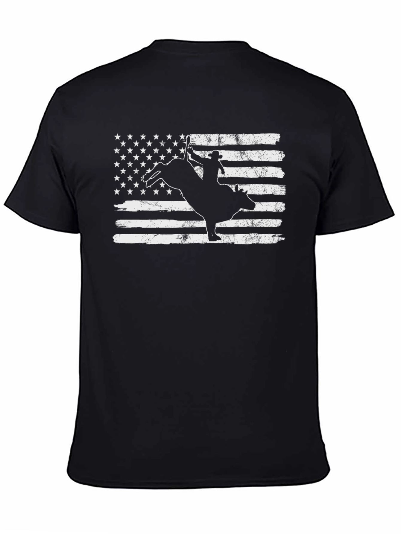 American Rodeo Bull Rider Graphic T-Shirt