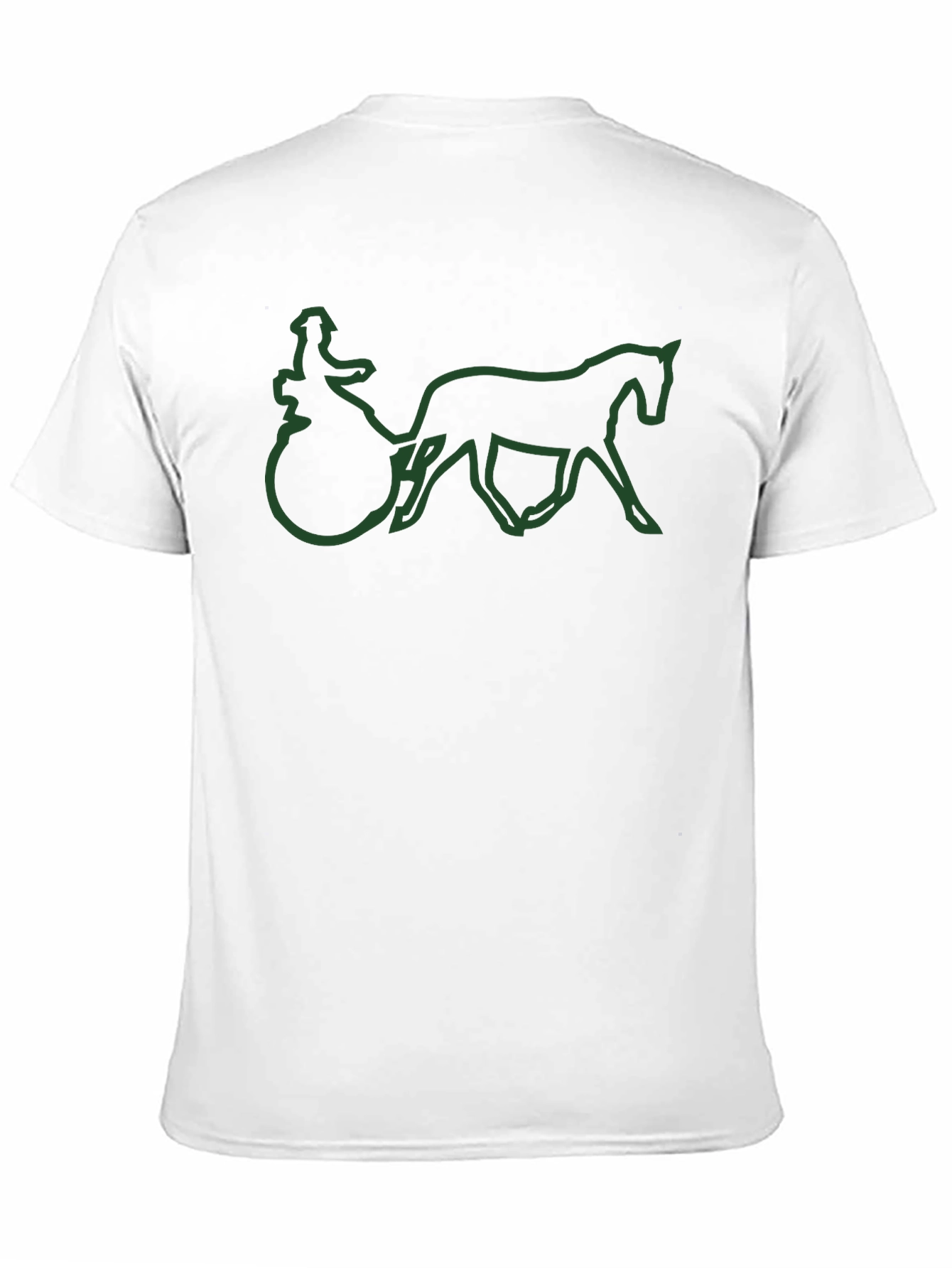 Horse Drawn Carriage Outline T-Shirt