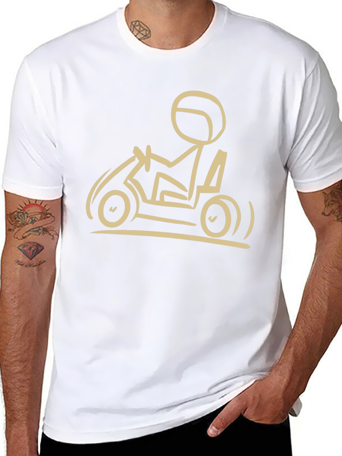 Go Kart Graphic Tee - Racing Fan T-Shirt