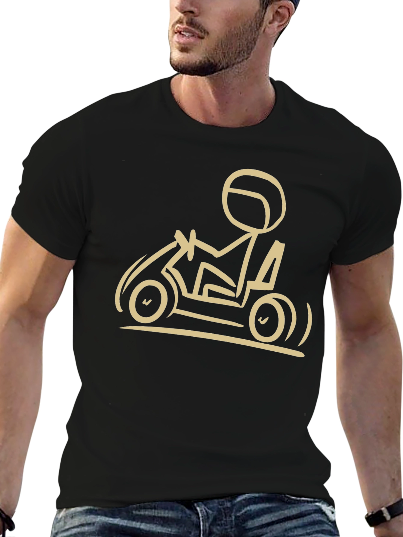 Go Kart Graphic Tee - Racing Fan T-Shirt
