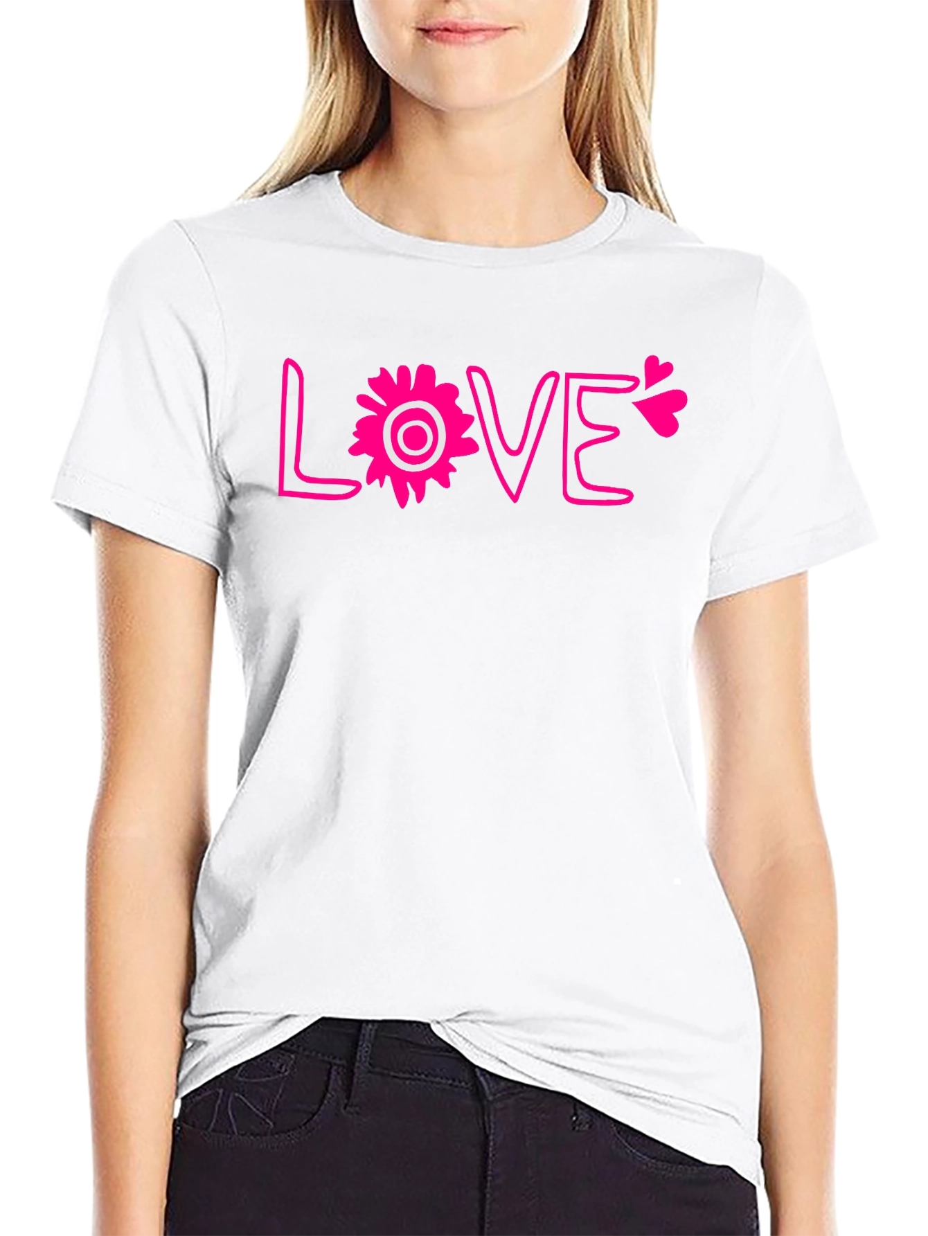 Love Flower Graphic Tee