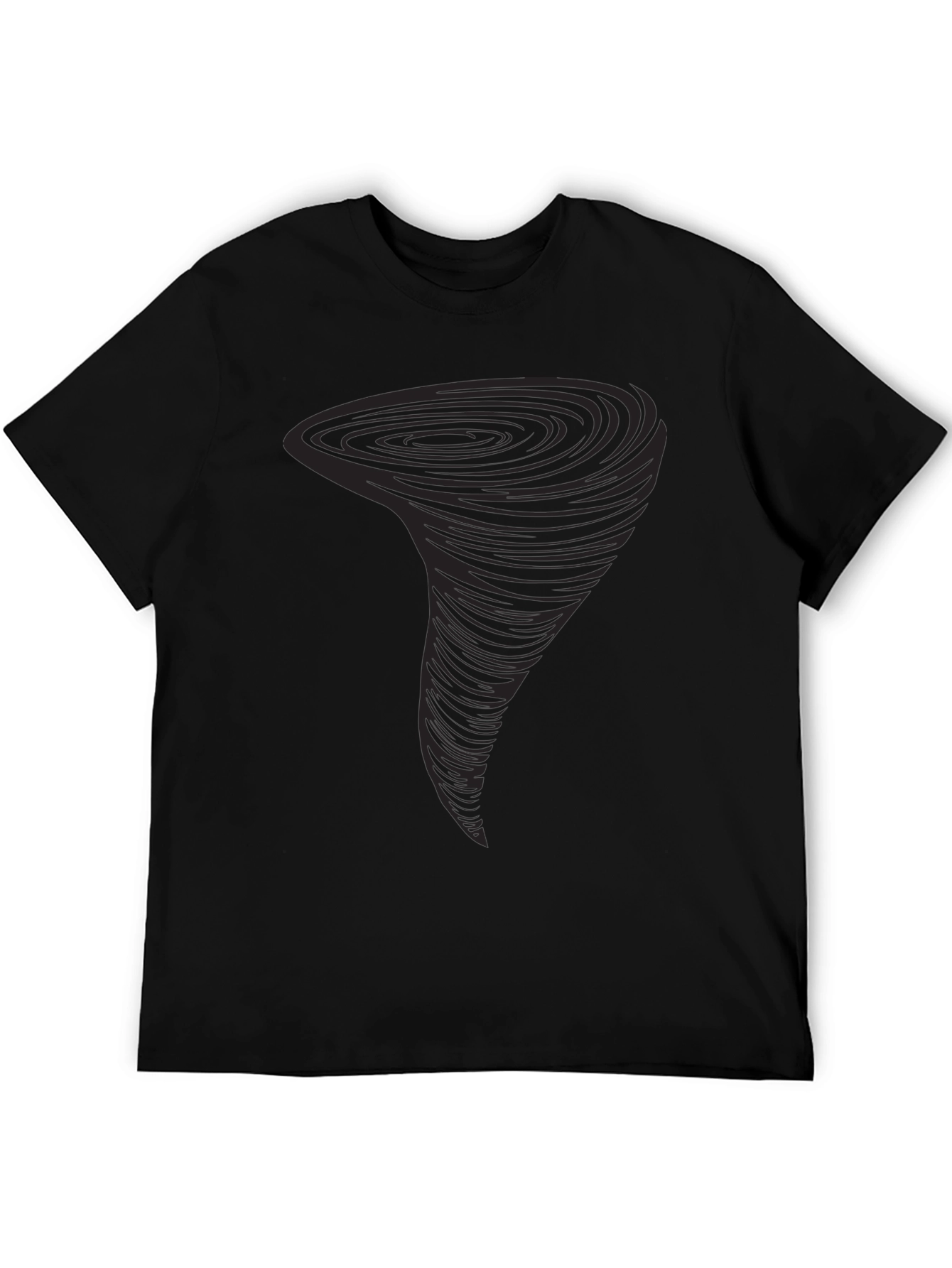 Tornado Graphic Black T-Shirt