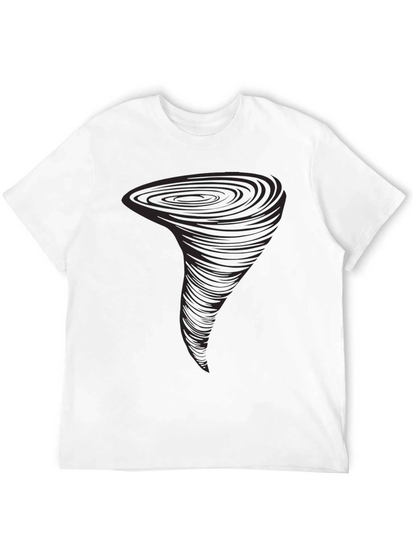 Tornado Graphic Black T-Shirt