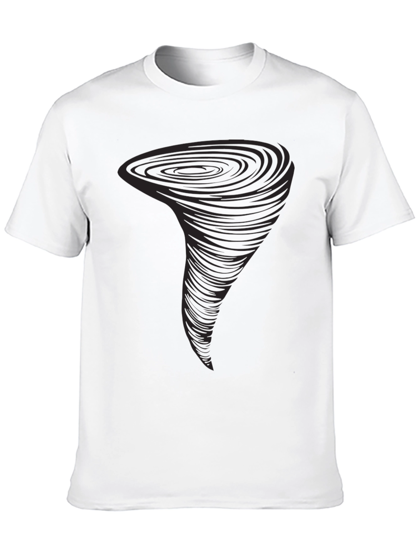 Tornado Graphic Black T-Shirt