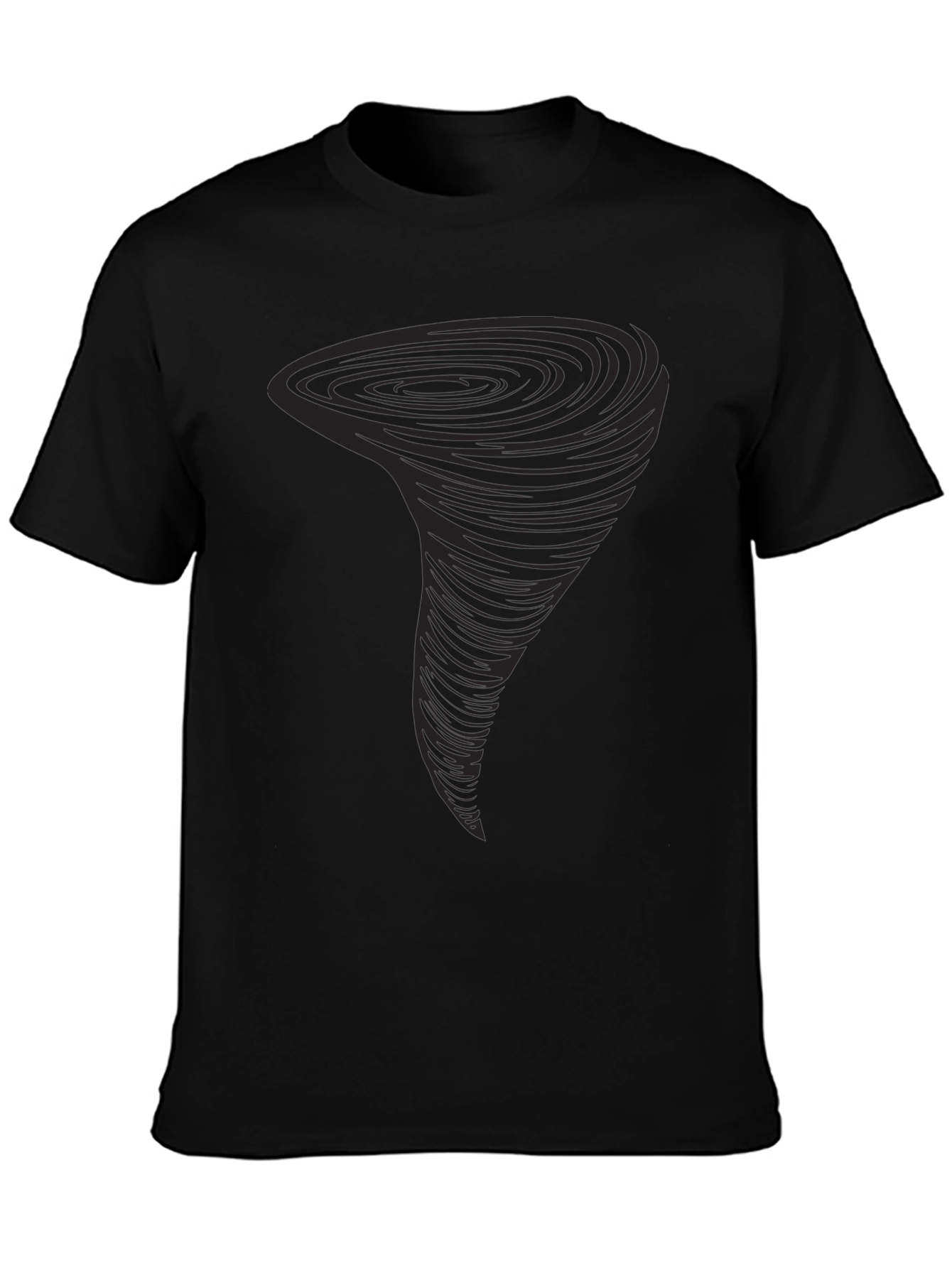 Tornado Graphic Black T-Shirt