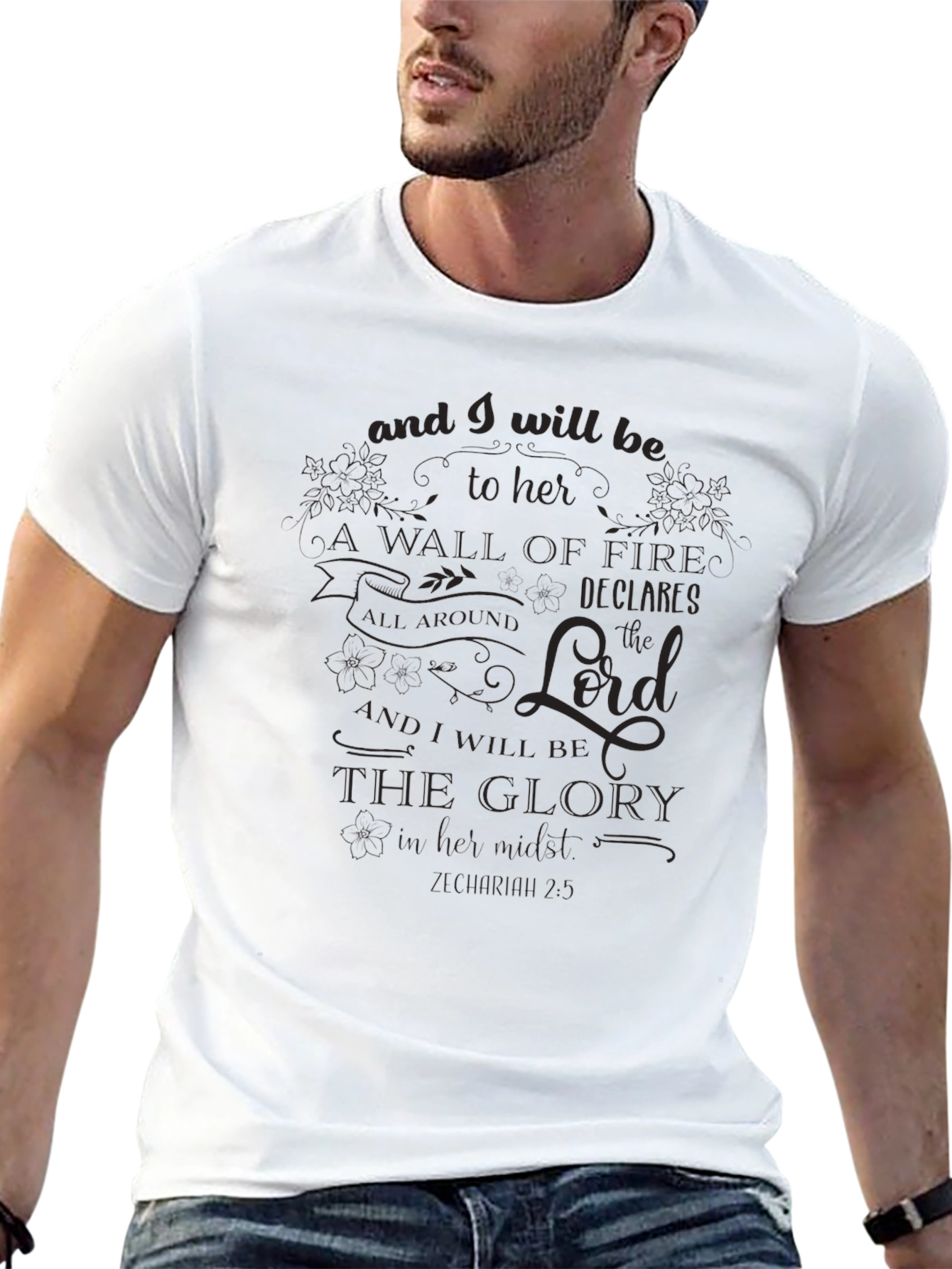 Inspirational Bible Verse Graphic Tee