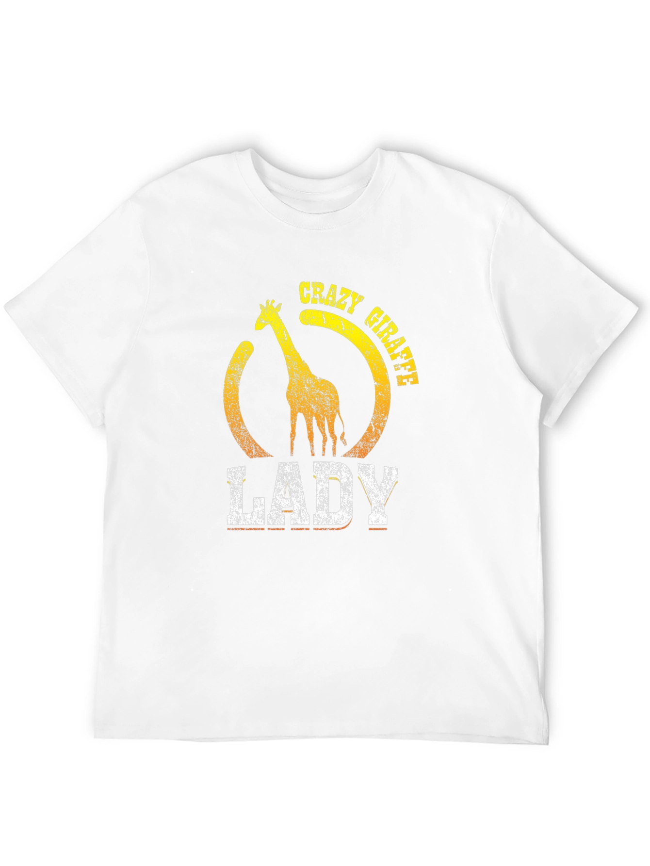 Crazy Giraffe Lady Graphic Tee