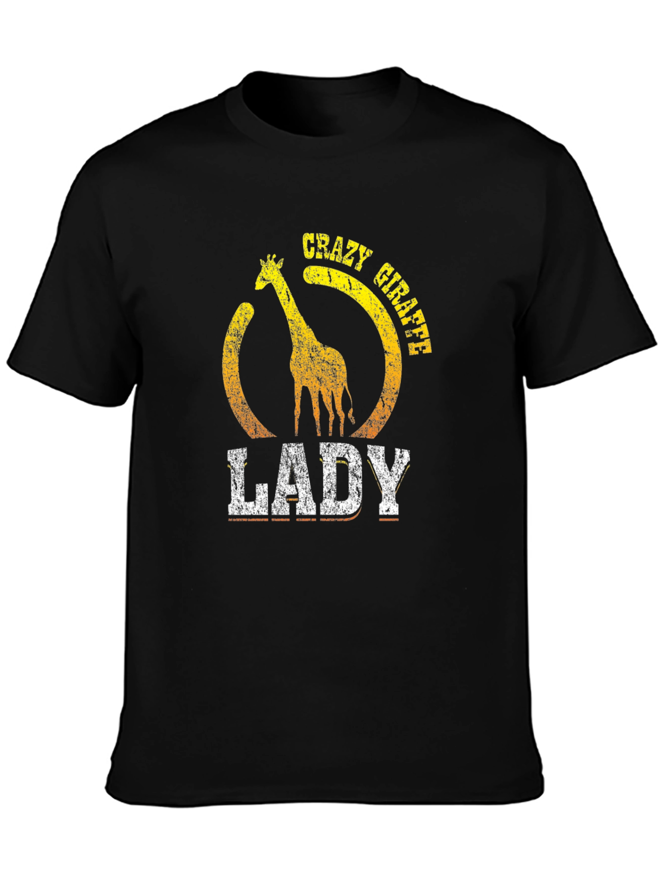 Crazy Giraffe Lady Graphic Tee