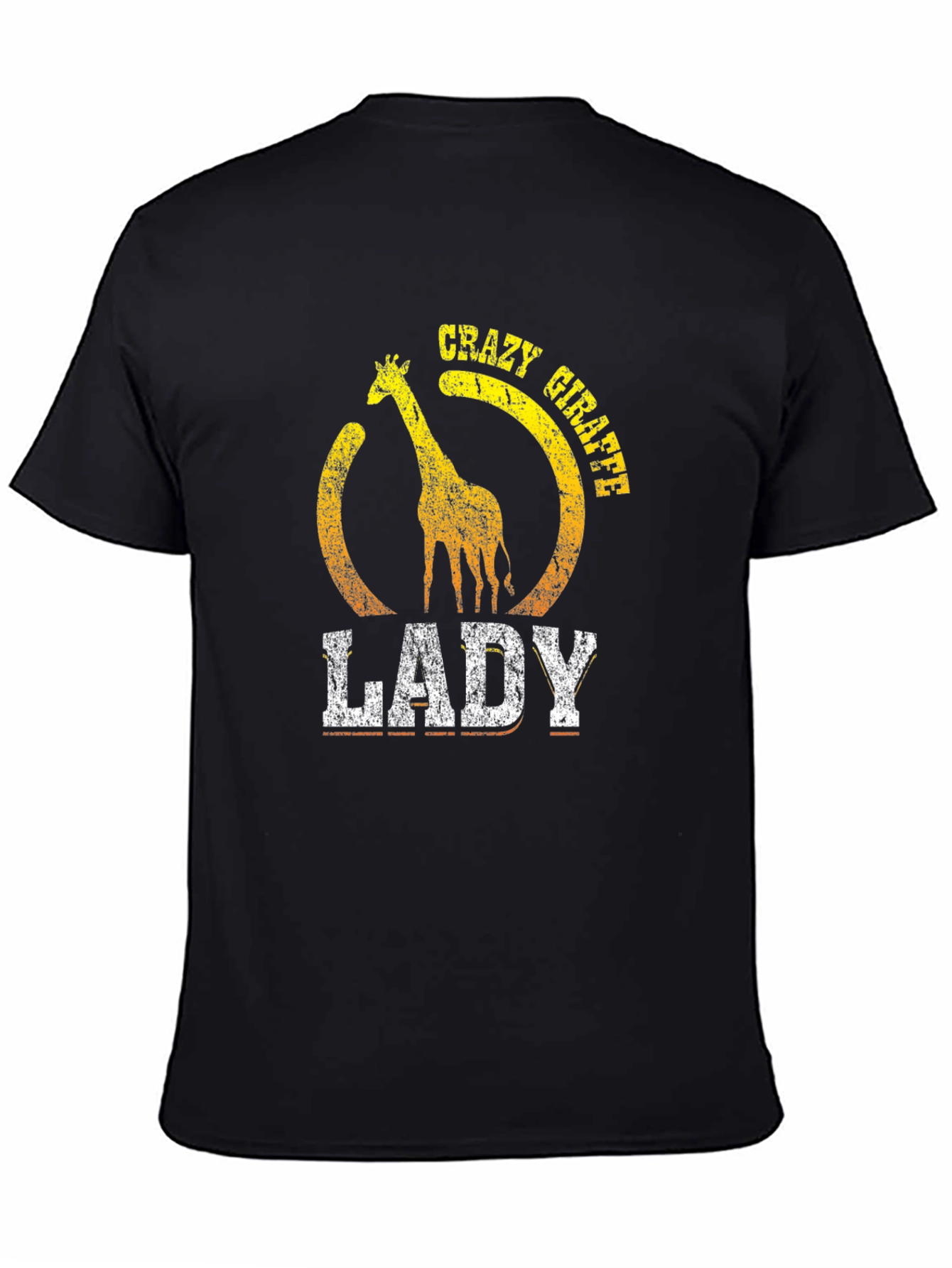 Crazy Giraffe Lady Graphic Tee