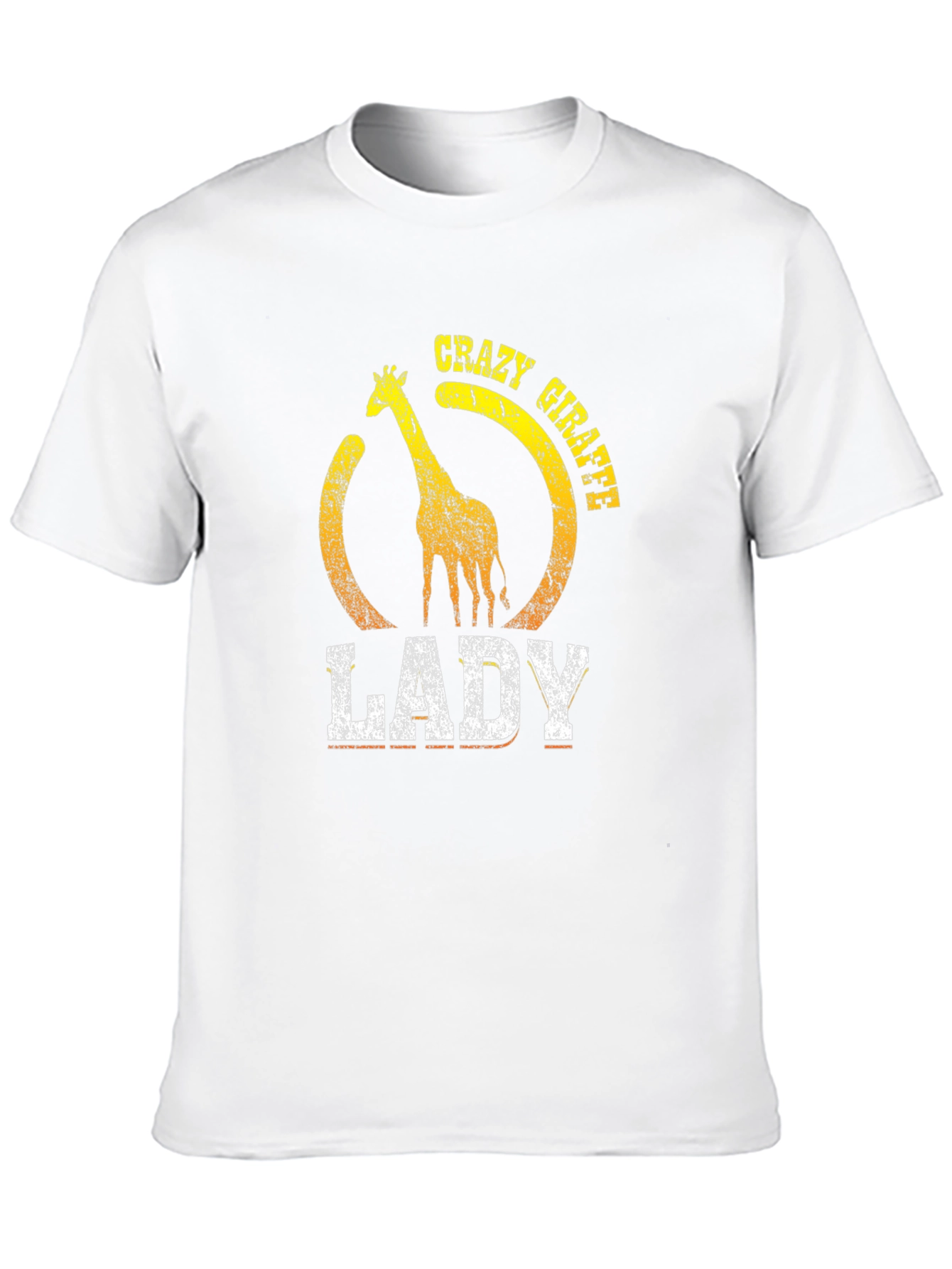 Crazy Giraffe Lady Graphic Tee