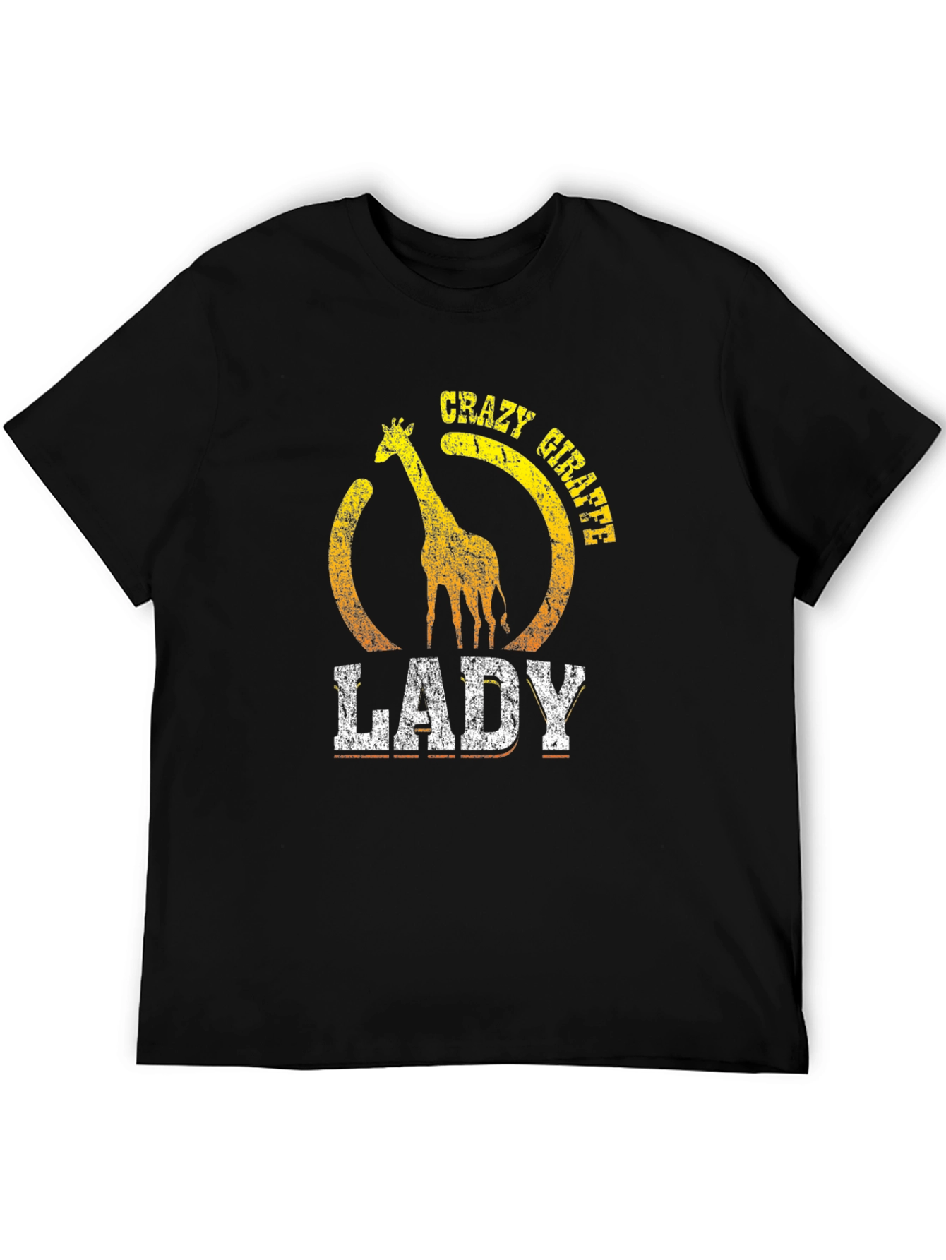 Crazy Giraffe Lady Graphic Tee