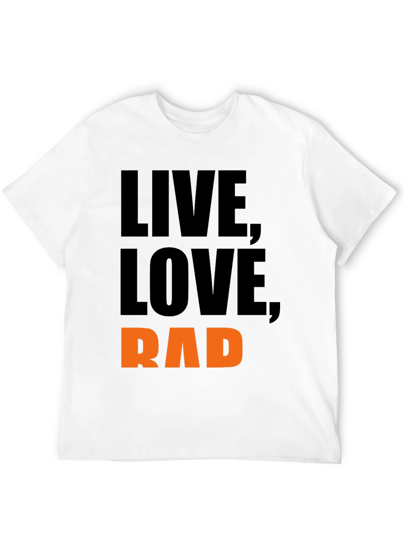Live Love Rad Black T-Shirt