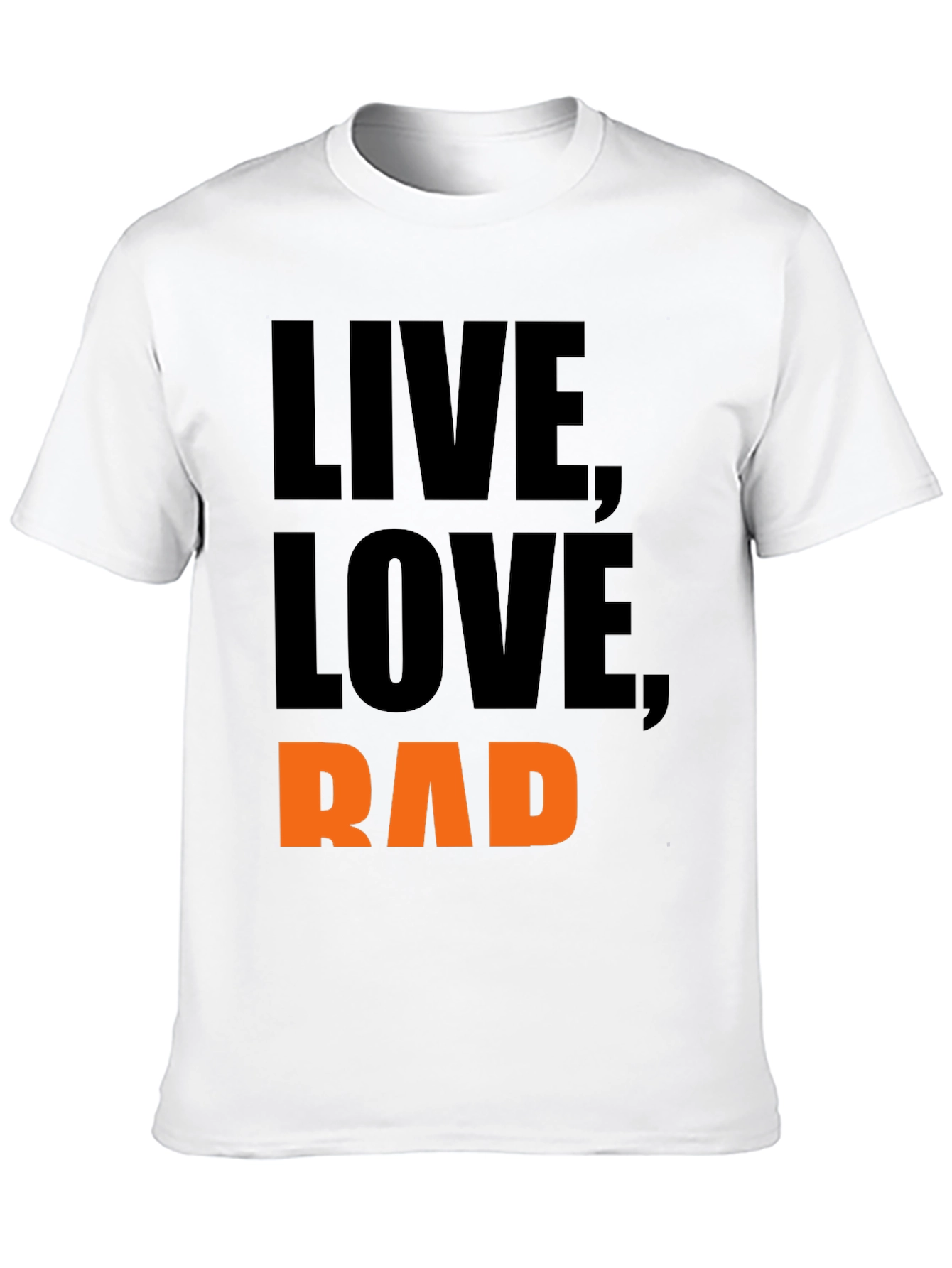 Live Love Rad Black T-Shirt