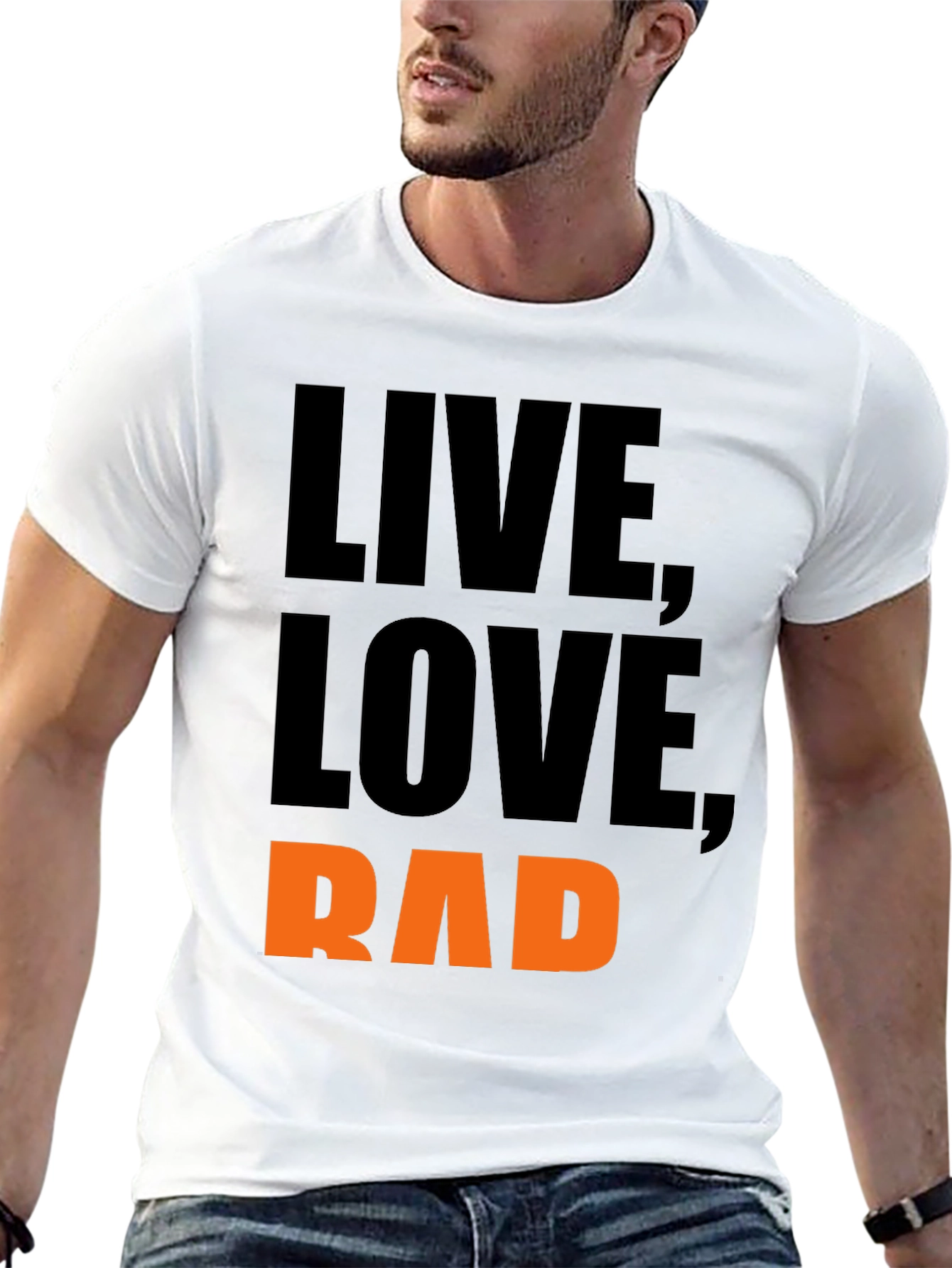 Live Love Rad Black T-Shirt